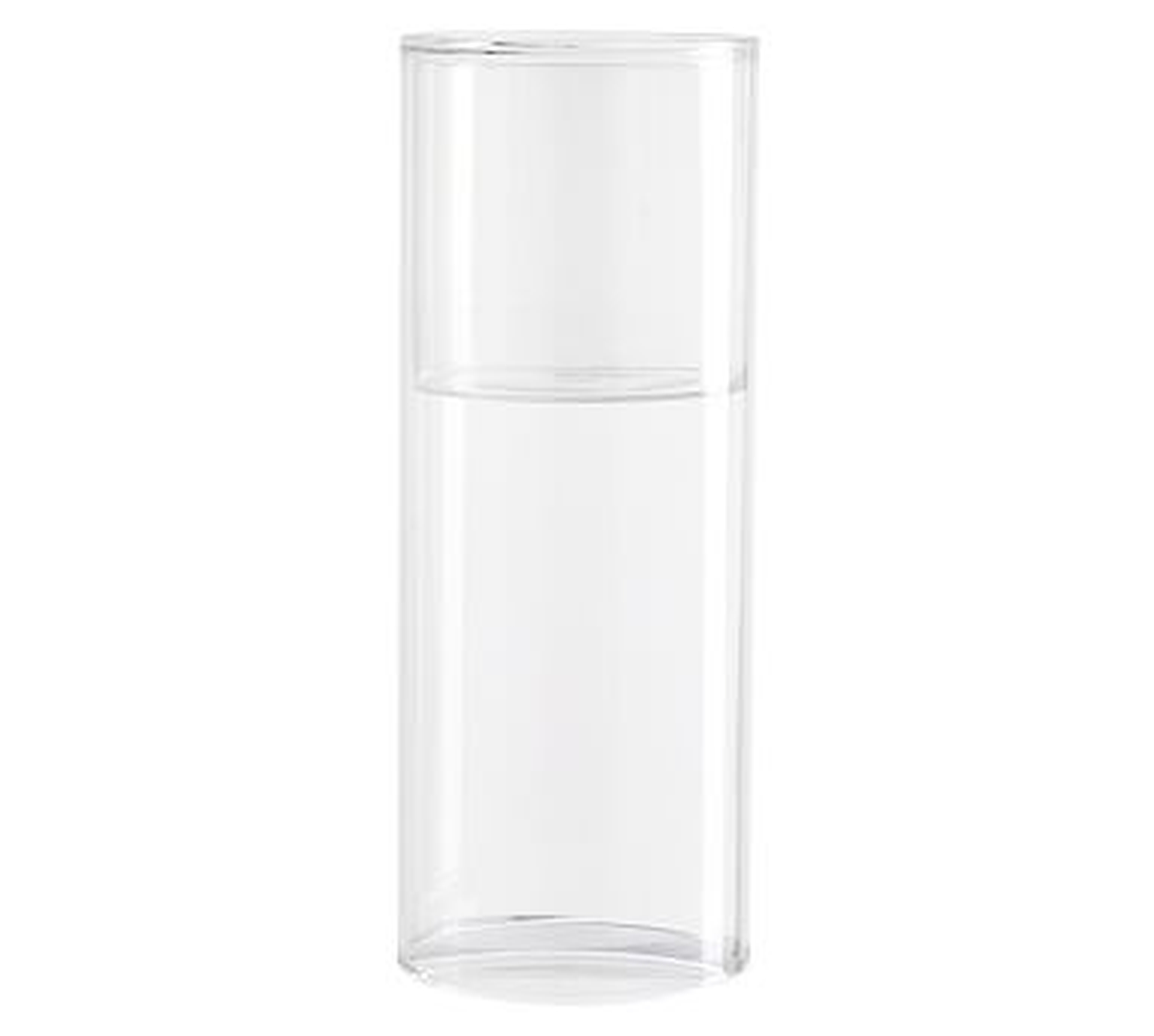 Floating Glass Pillar Holder, Clear, Large - Pottery Barn