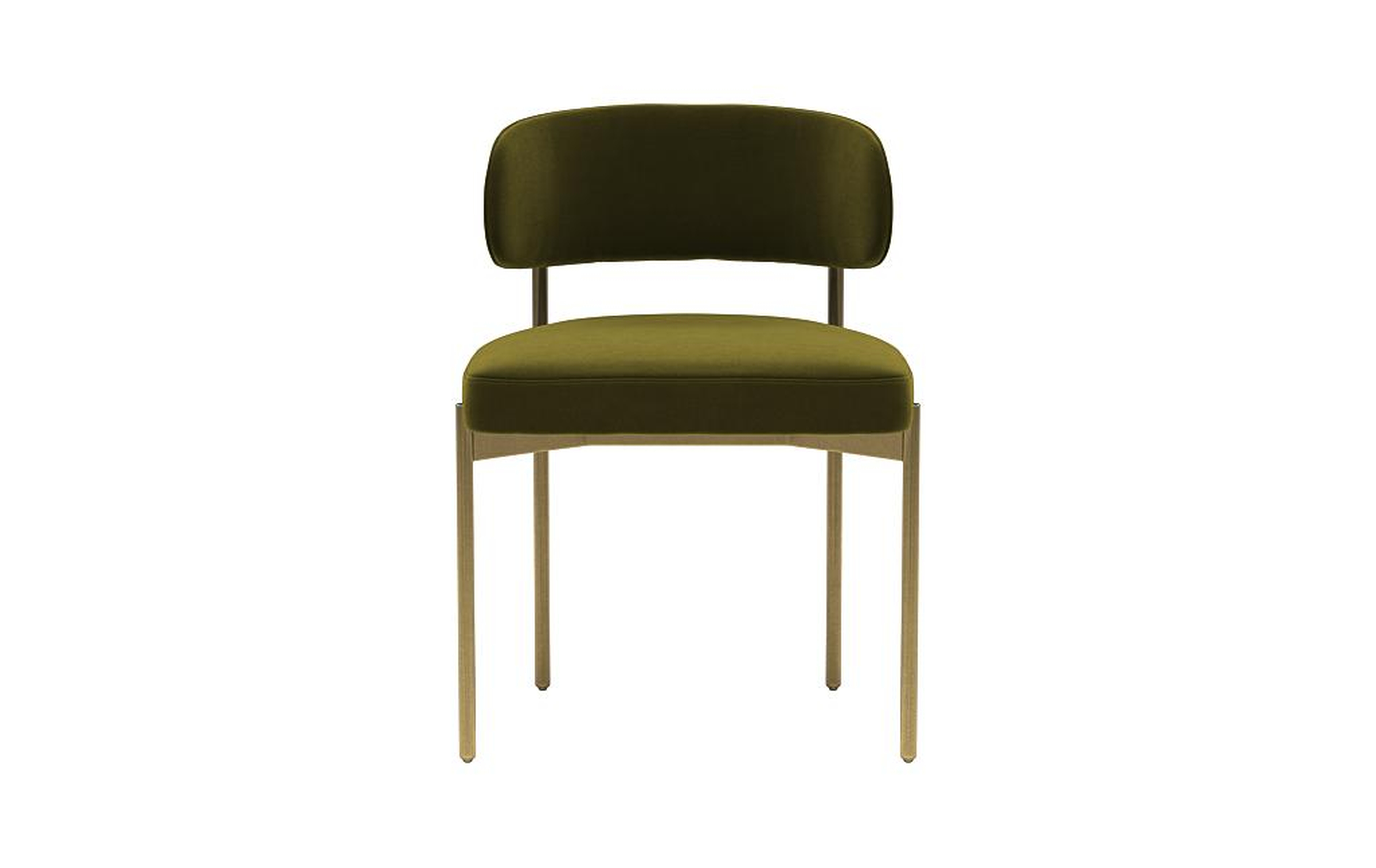 Hollis Metal Framed Upholstered Chair - Interior Define