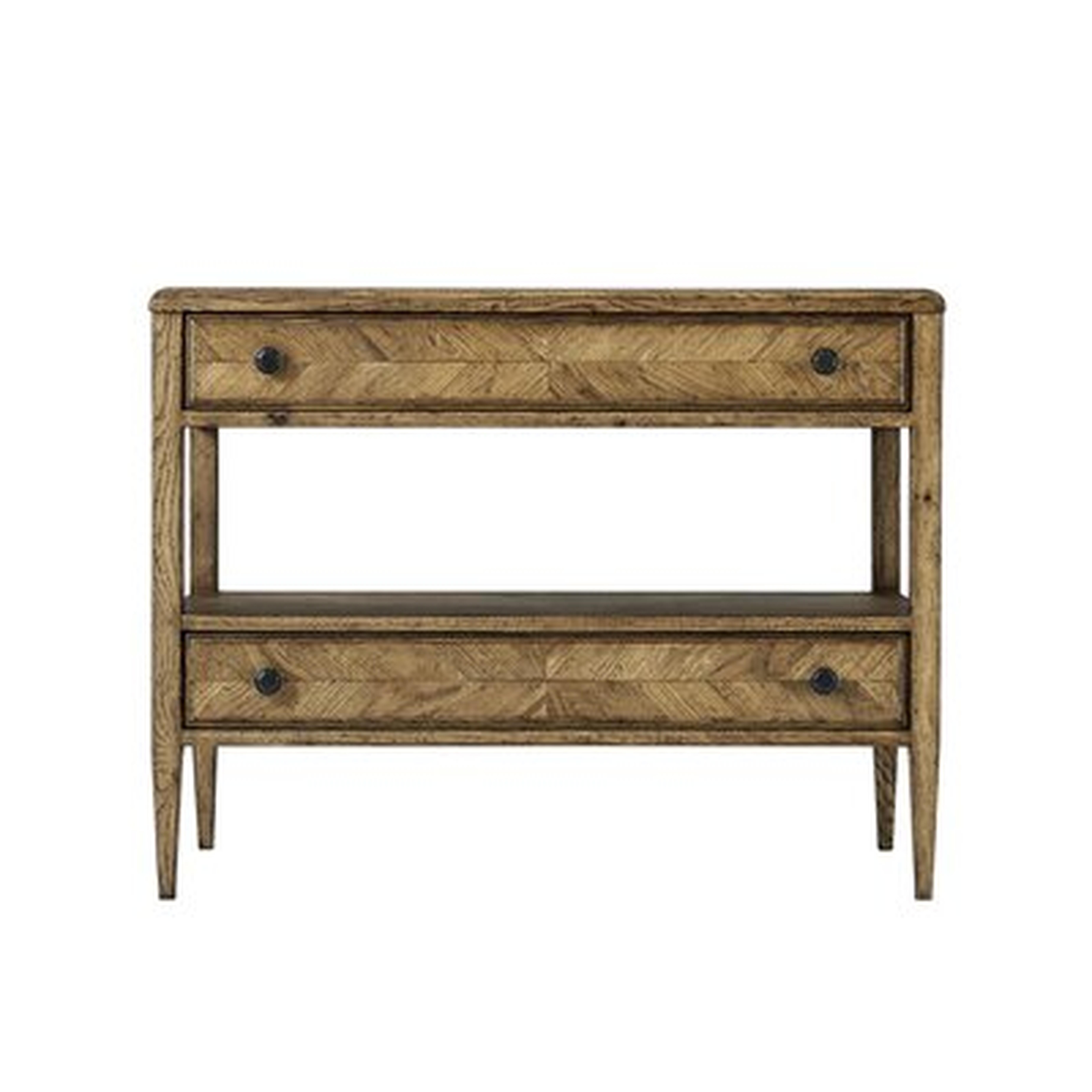 Nova 28'' Tall 2 - Drawer Solid Wood Nightstand - Wayfair