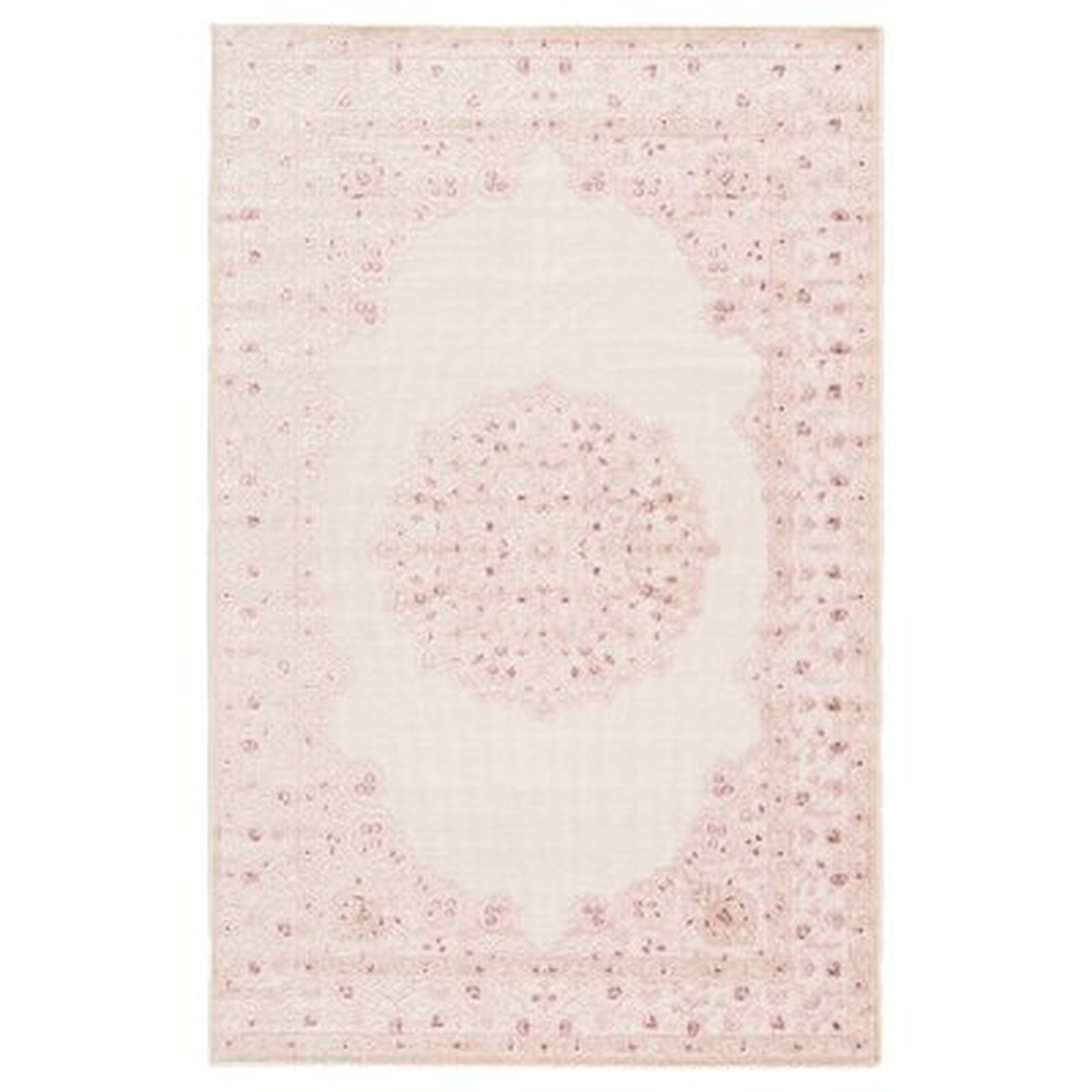 Mcculloch Oriental Pink/White Area Rug - Wayfair