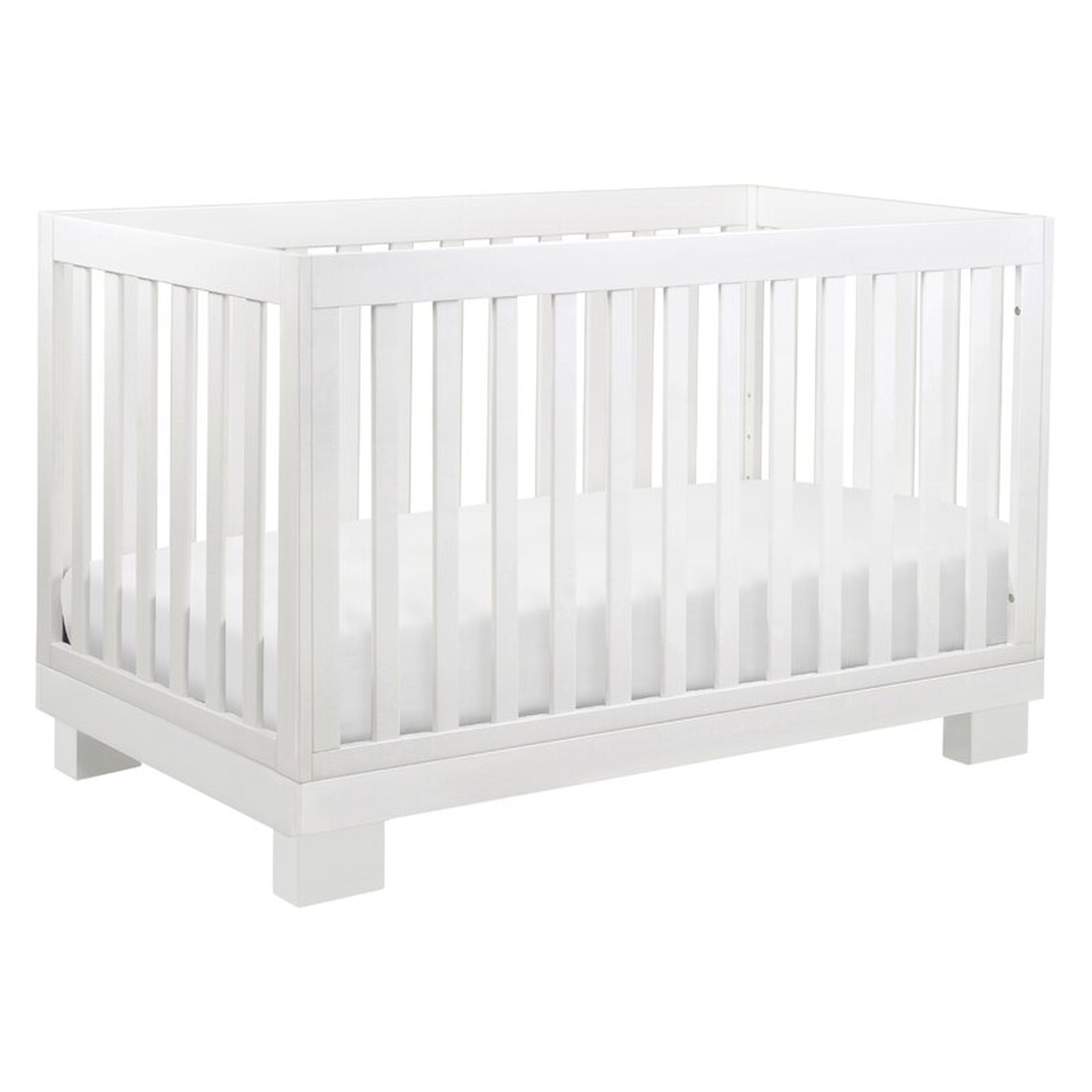 babyletto Modo 3-in-1 Convertible Crib Color: White - Perigold