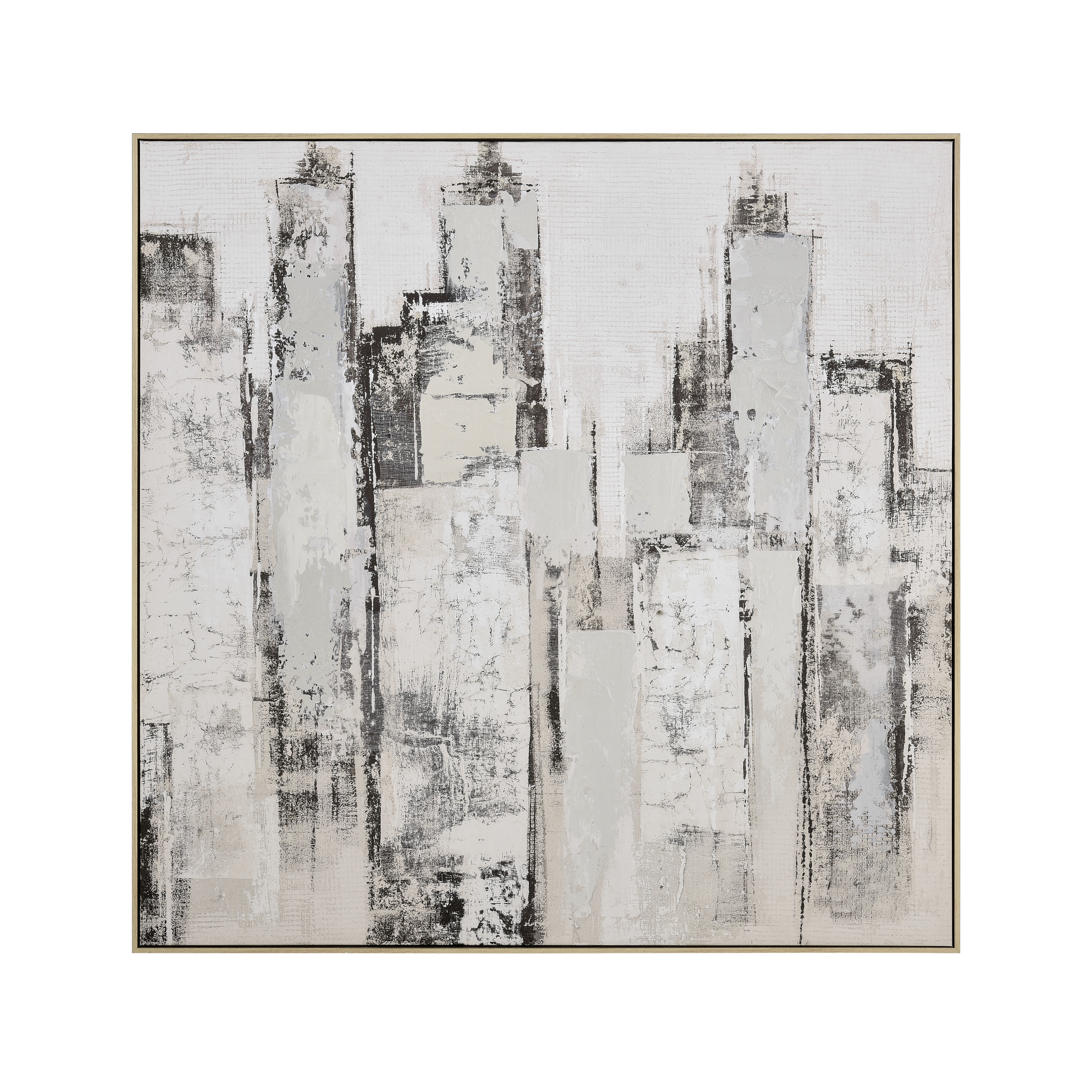 Urban Mist Abstract Framed Wall Art - Elk Home