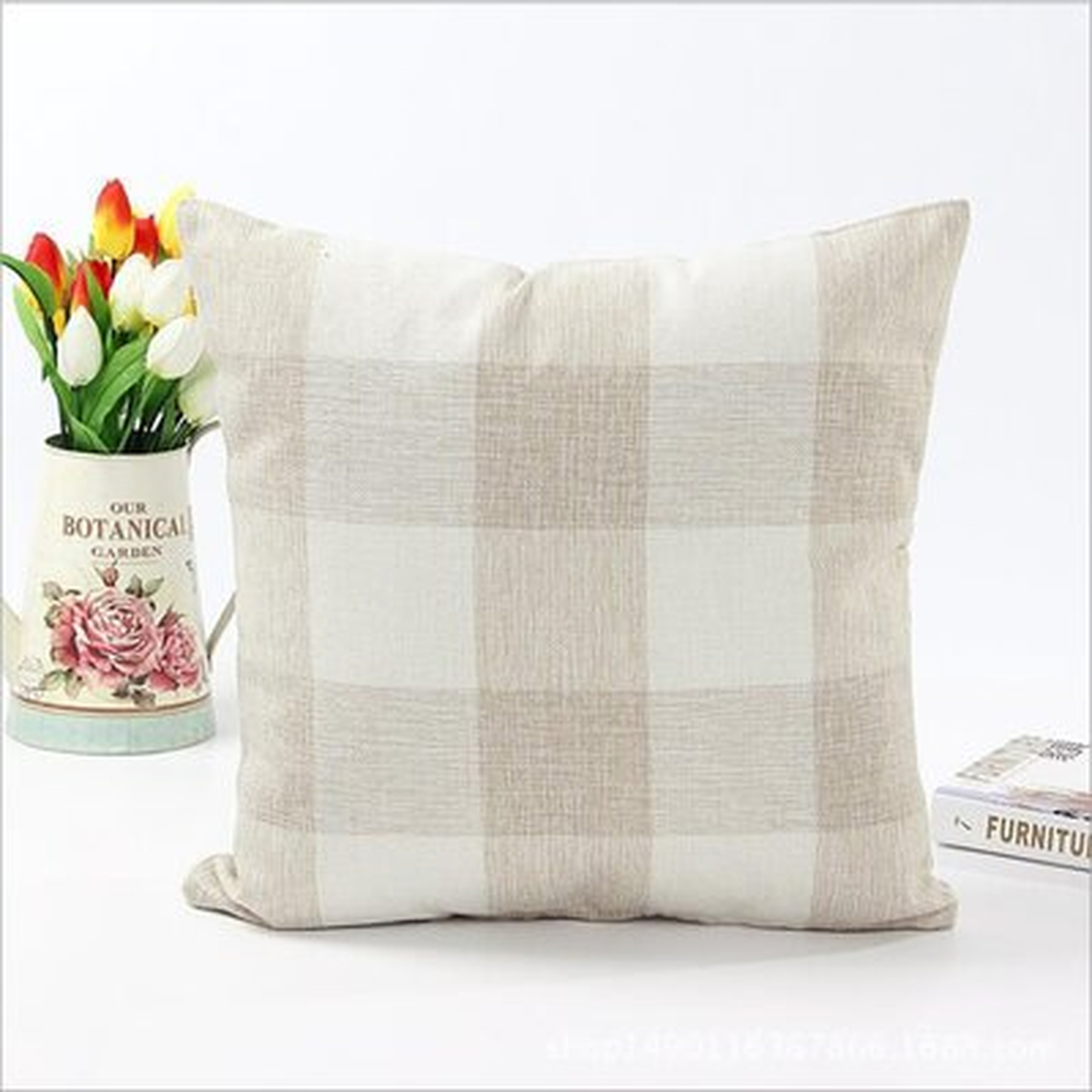 Ea Square Cotton Pillow Cover & Insert- set of 2 - Wayfair