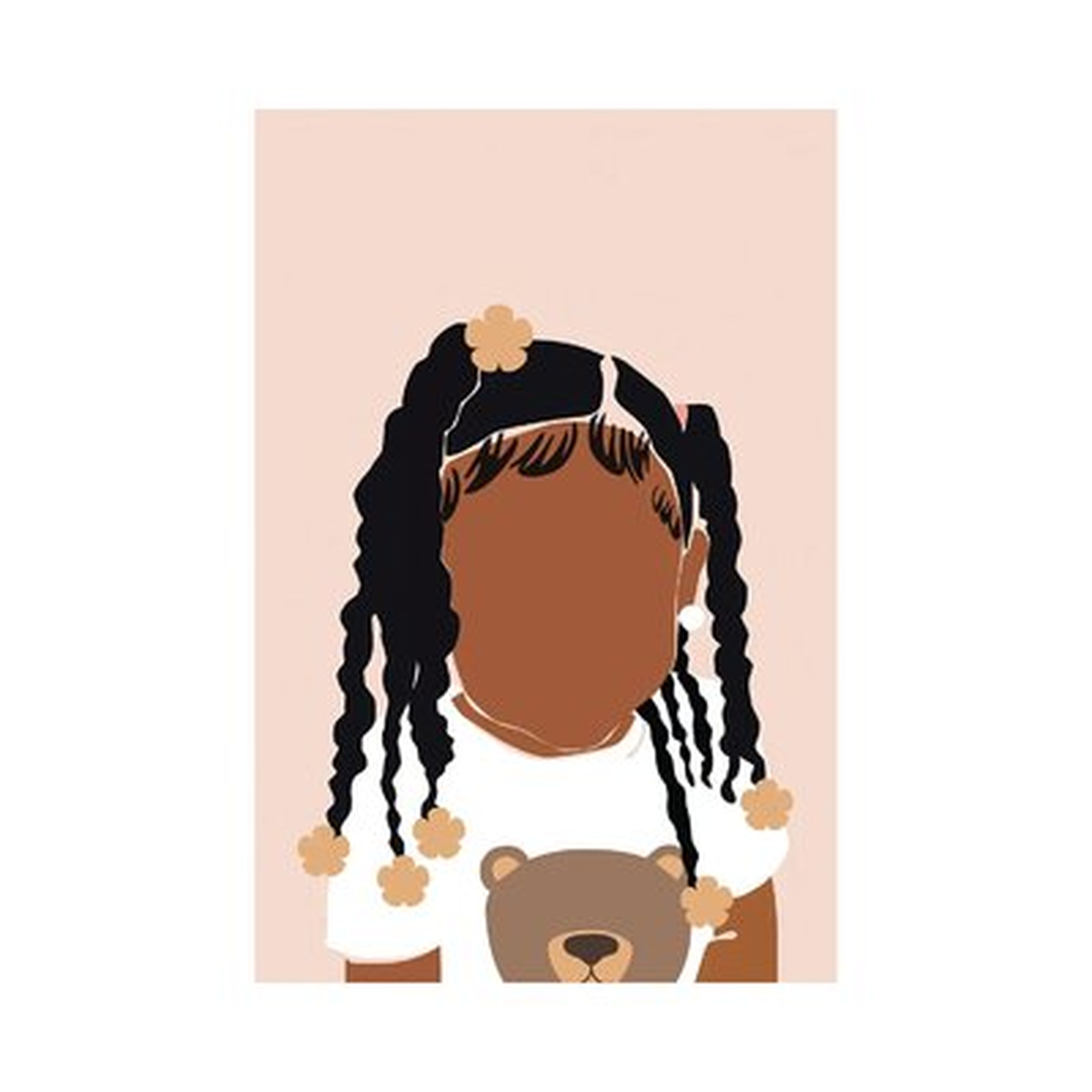 'Baby Girl' Canvas Painting Print 26'' H x 18'' W - Wayfair