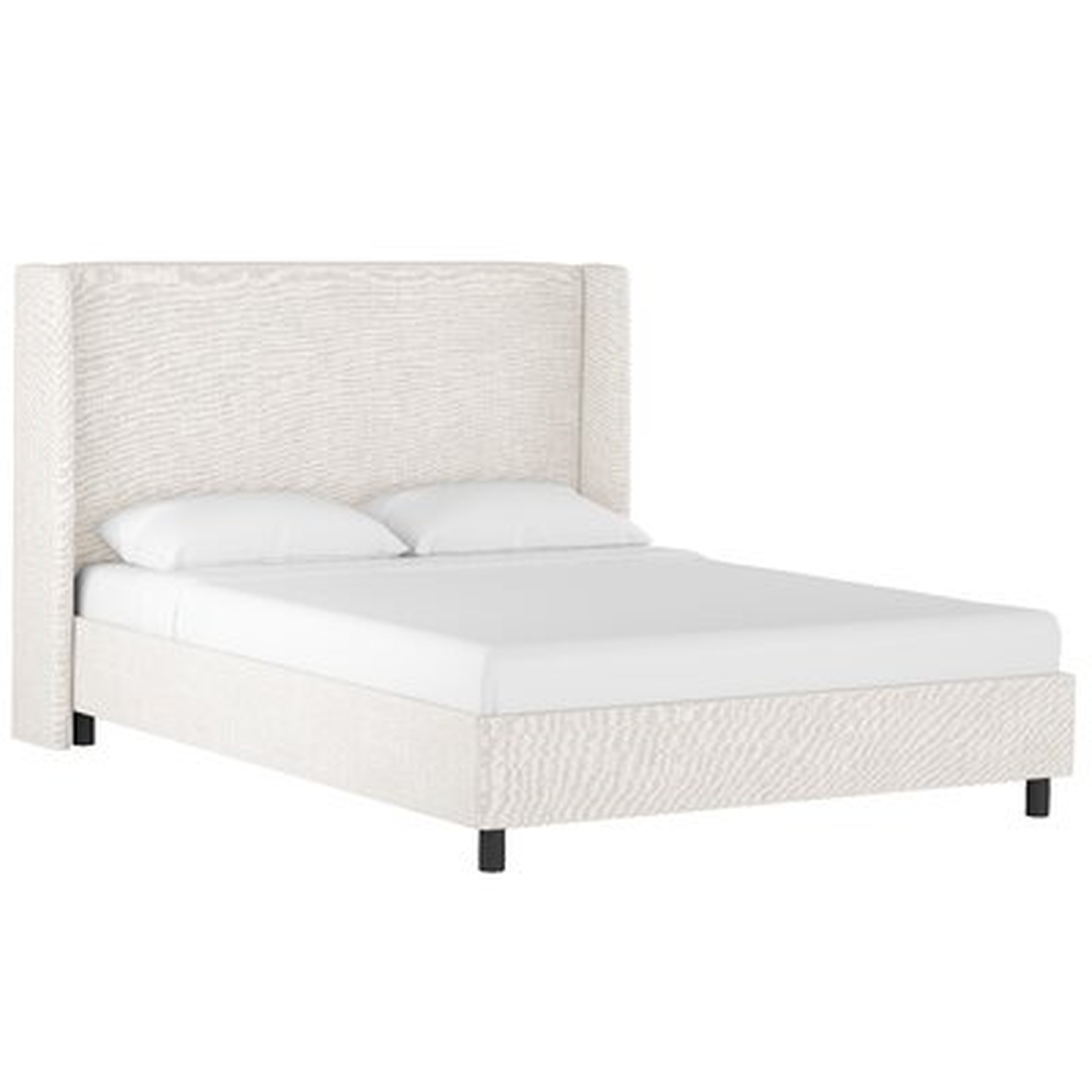 Alrai Wingback Upholstered Platform Bed - Wayfair