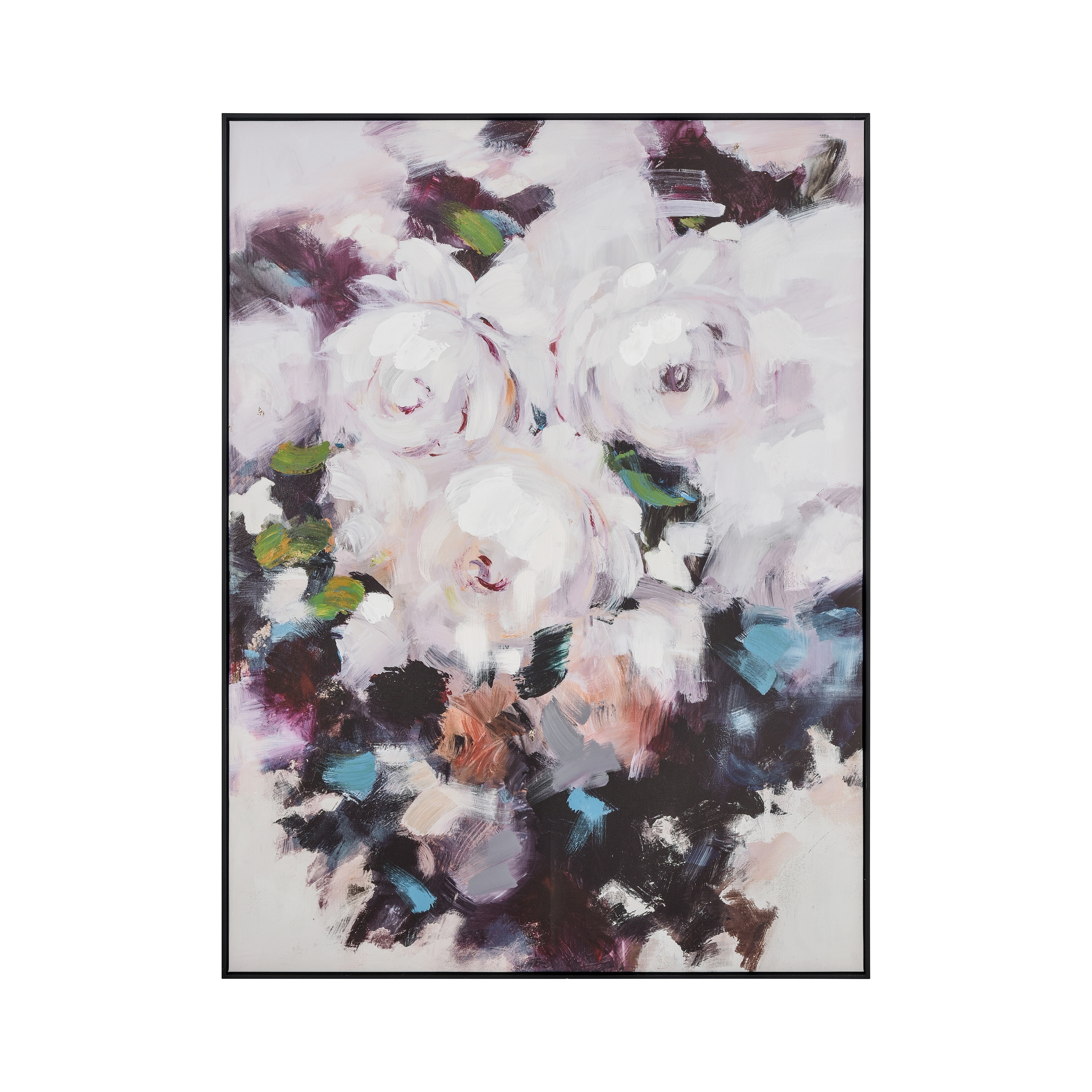Peony Abstract Framed Wall Art - Elk Home