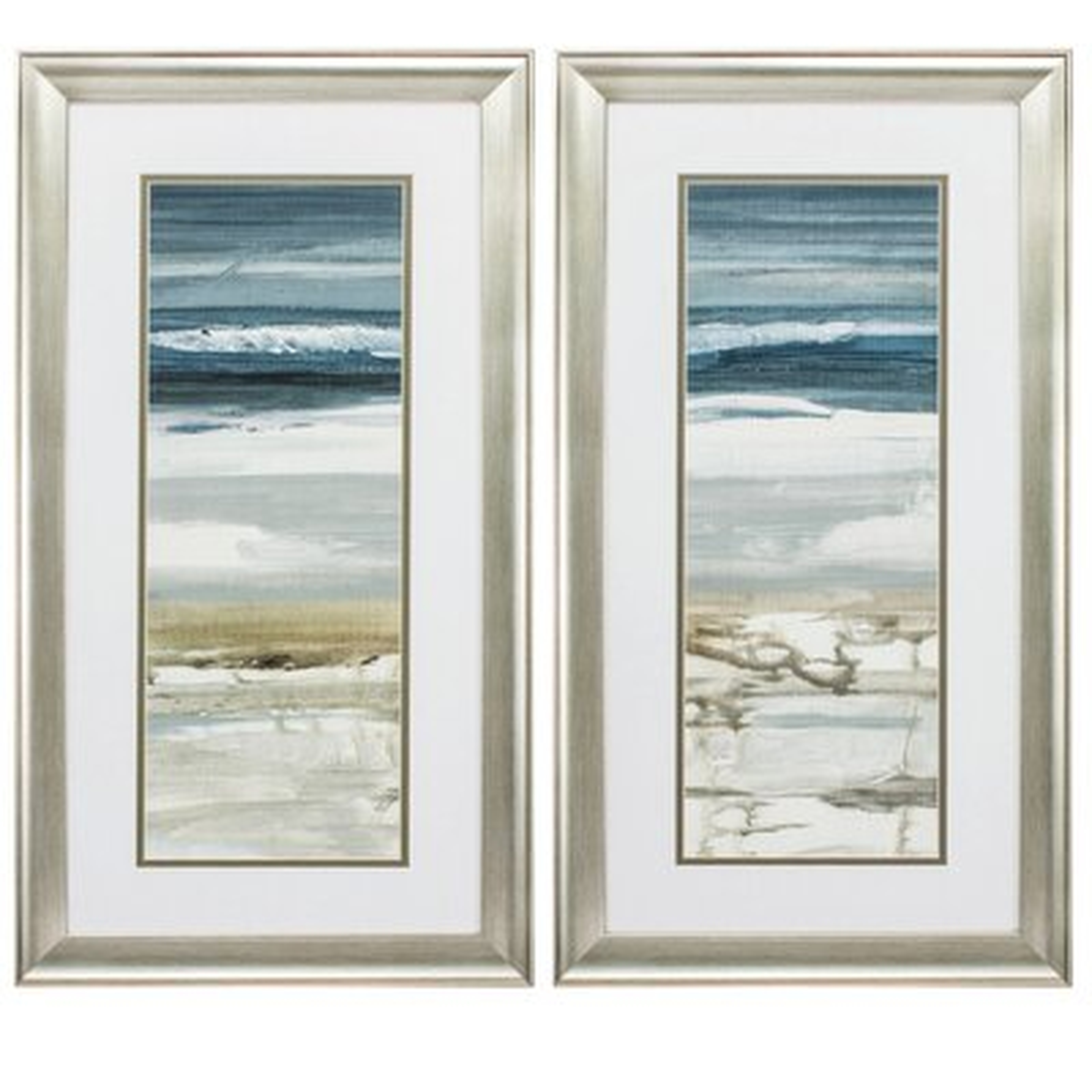 'Horizon' - 2 Piece Picture Frame Painting Print Set - Wayfair