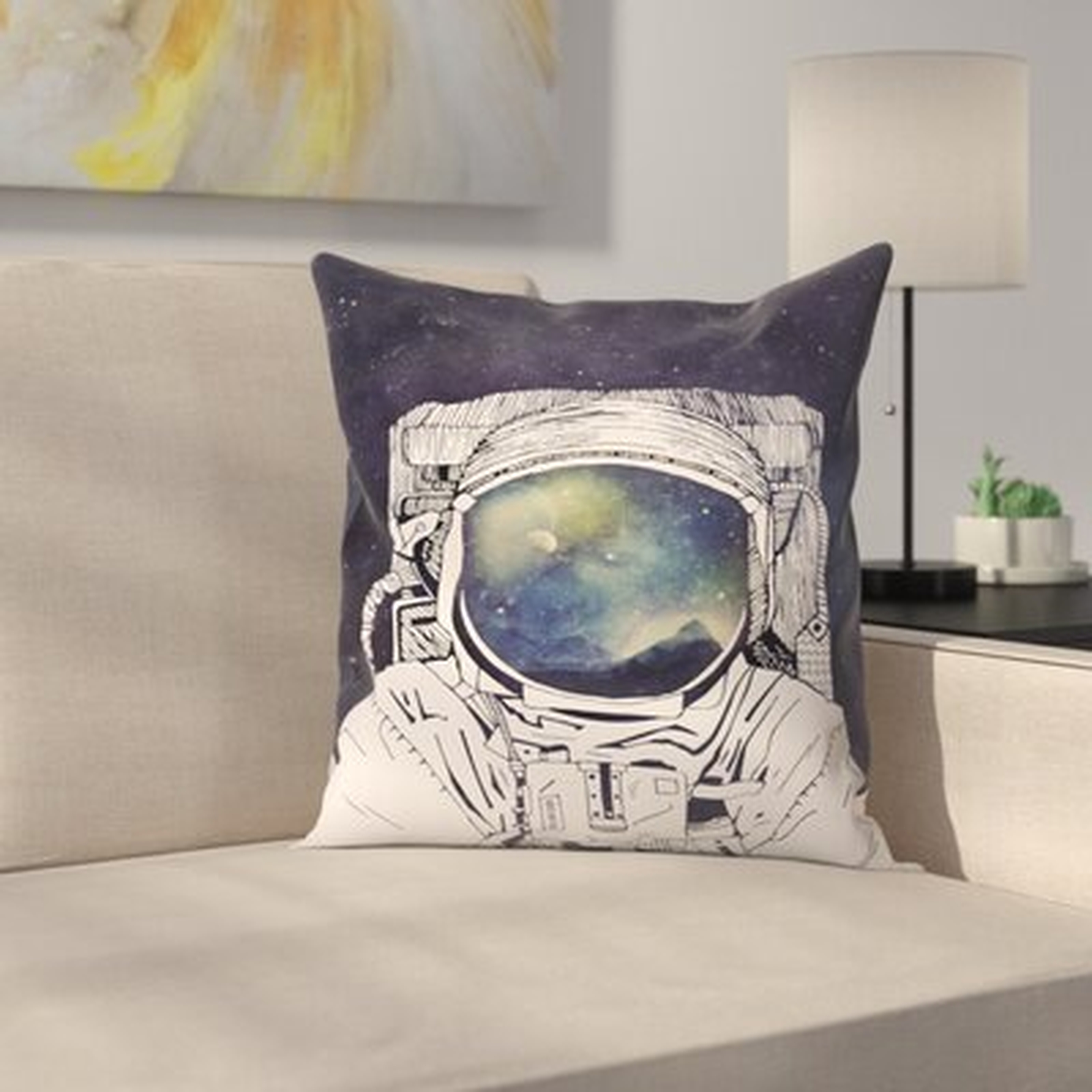 Dreaming of Space Throw Pillow - Wayfair