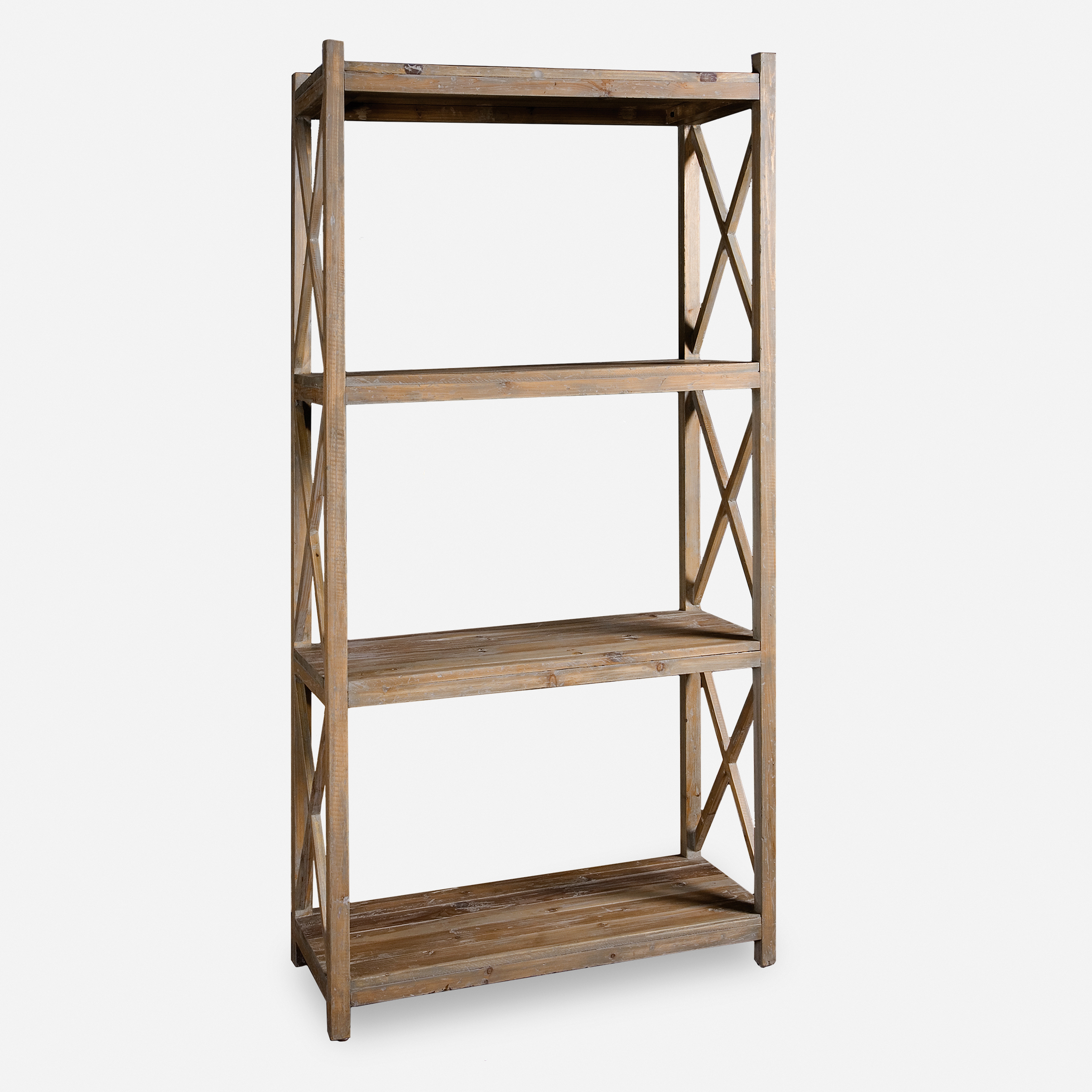Stratford Reclaimed Wood Etagere - Uttermost