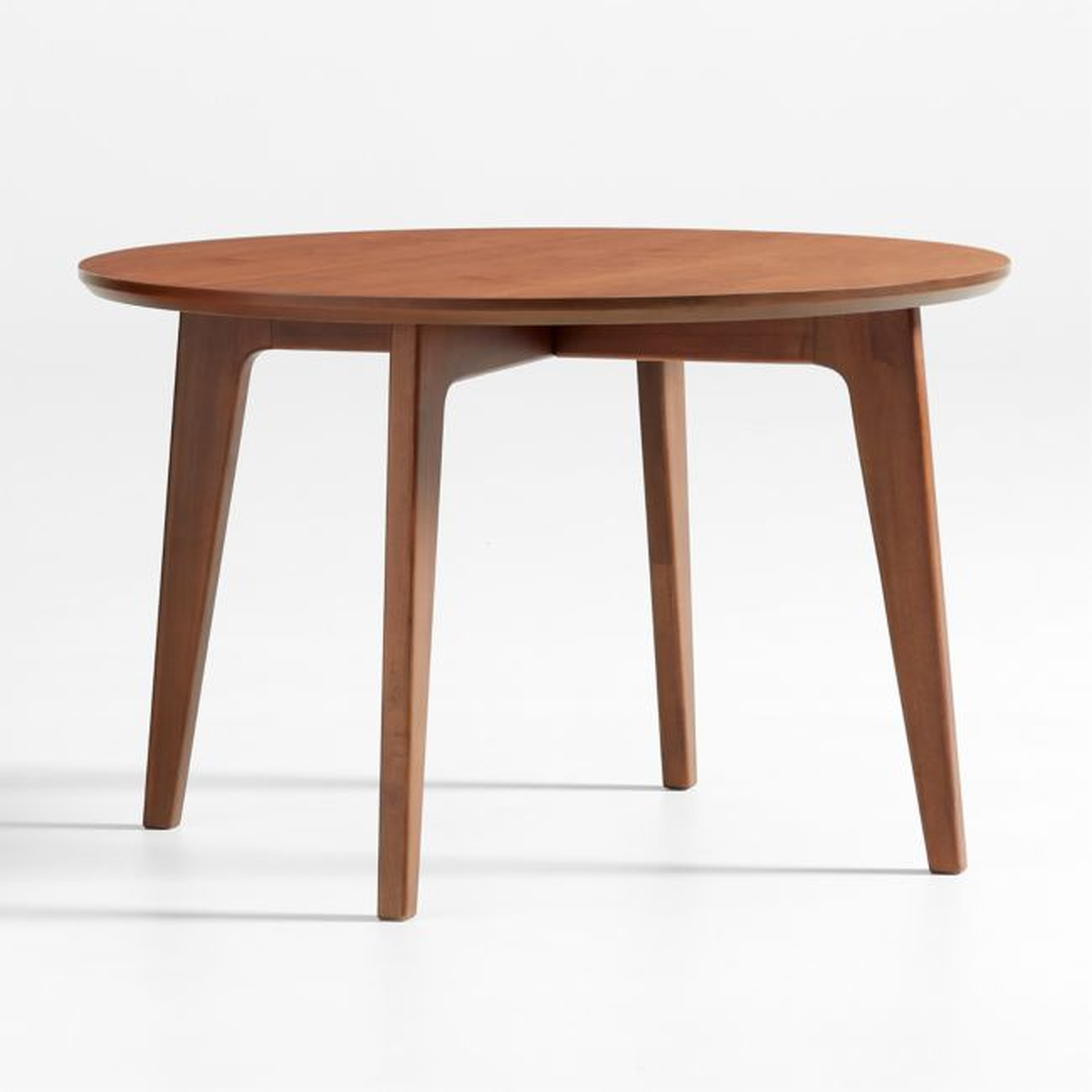 Tatum Walnut Wood Round Kids Play Table - Crate & Kids