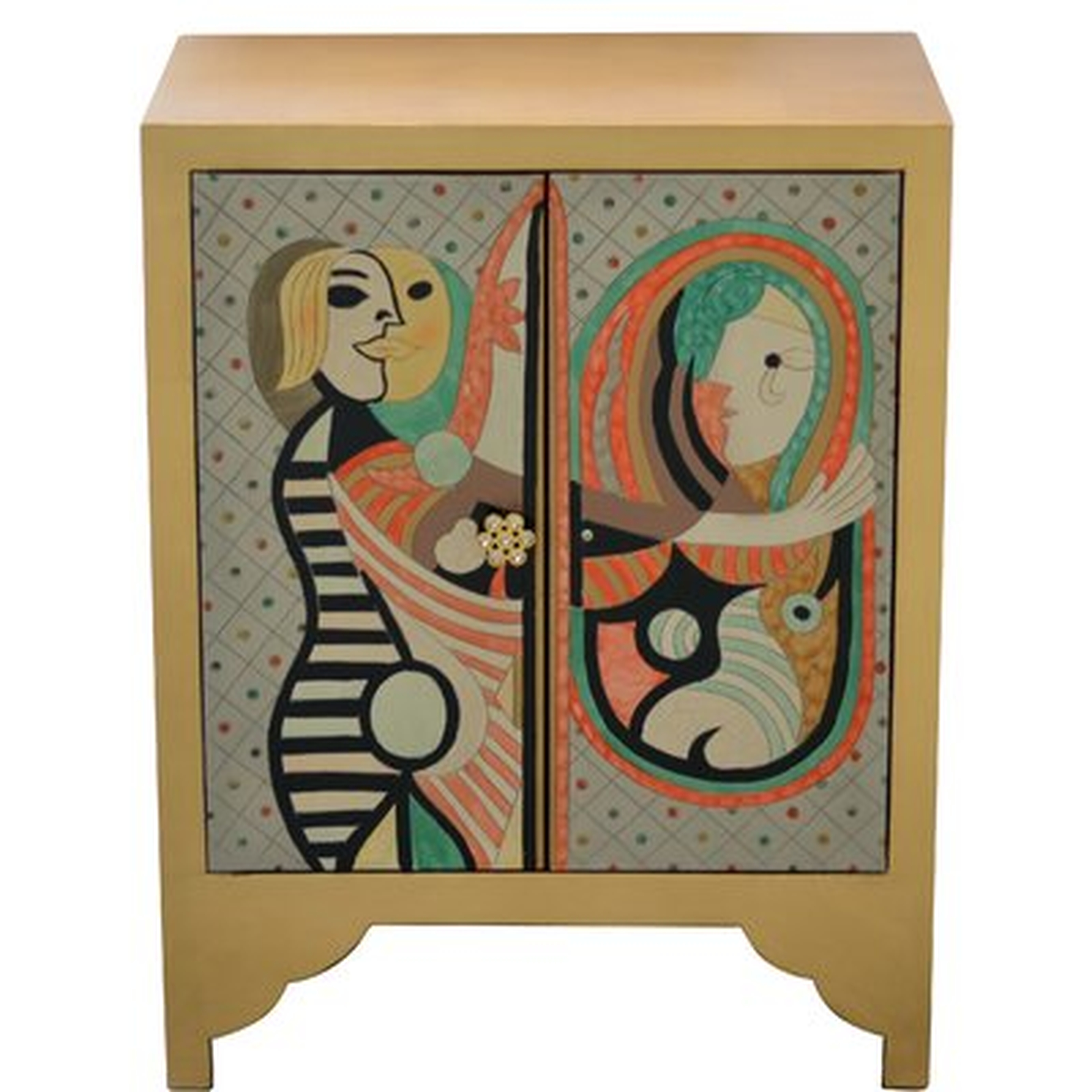 Chane Picasso 2 Door Accent Cabinet - Wayfair