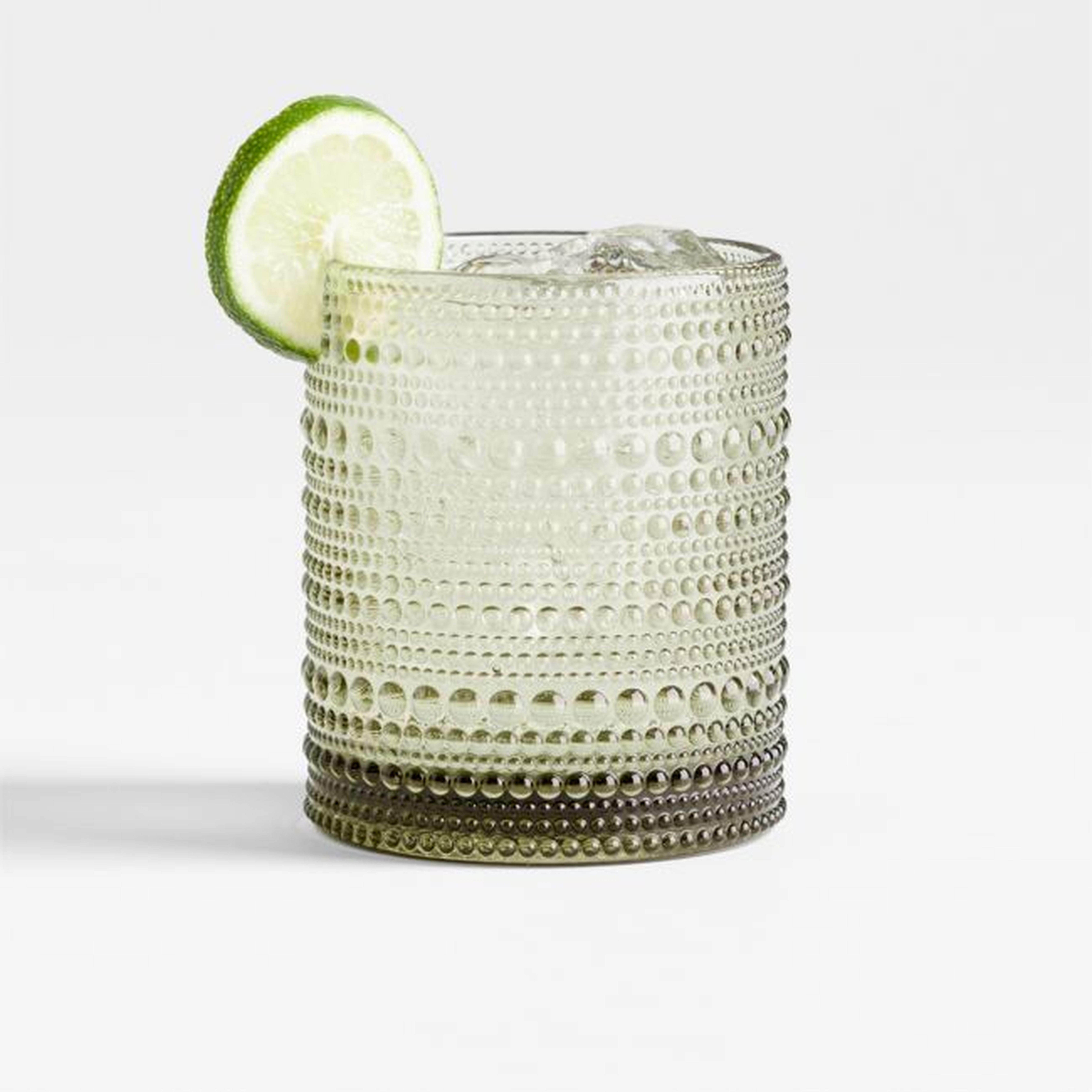 Alma Grey Double Old-Fashioned Glass - Crate and Barrel