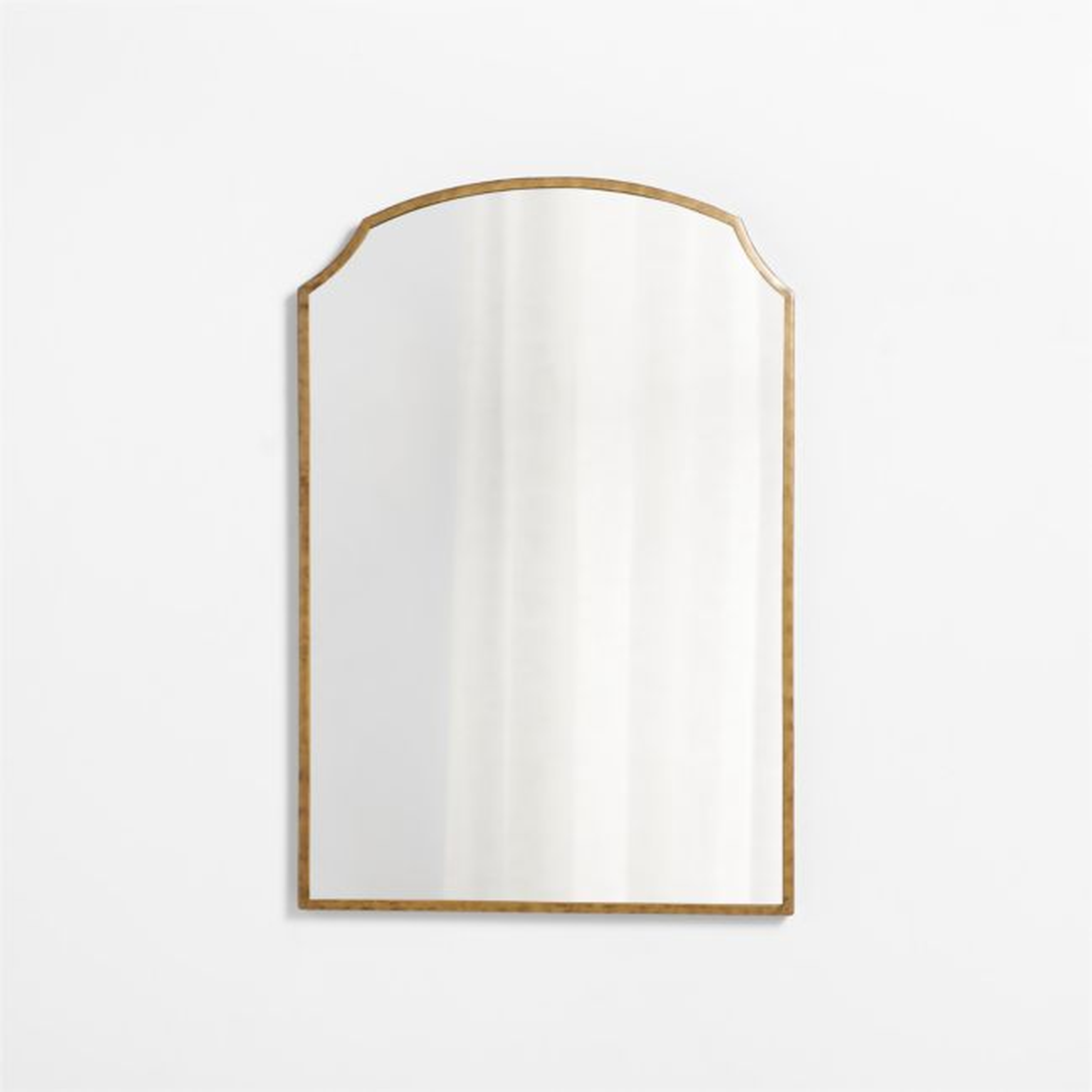 Emmy Brass Vanity Mirror 24"x36" - Crate and Barrel
