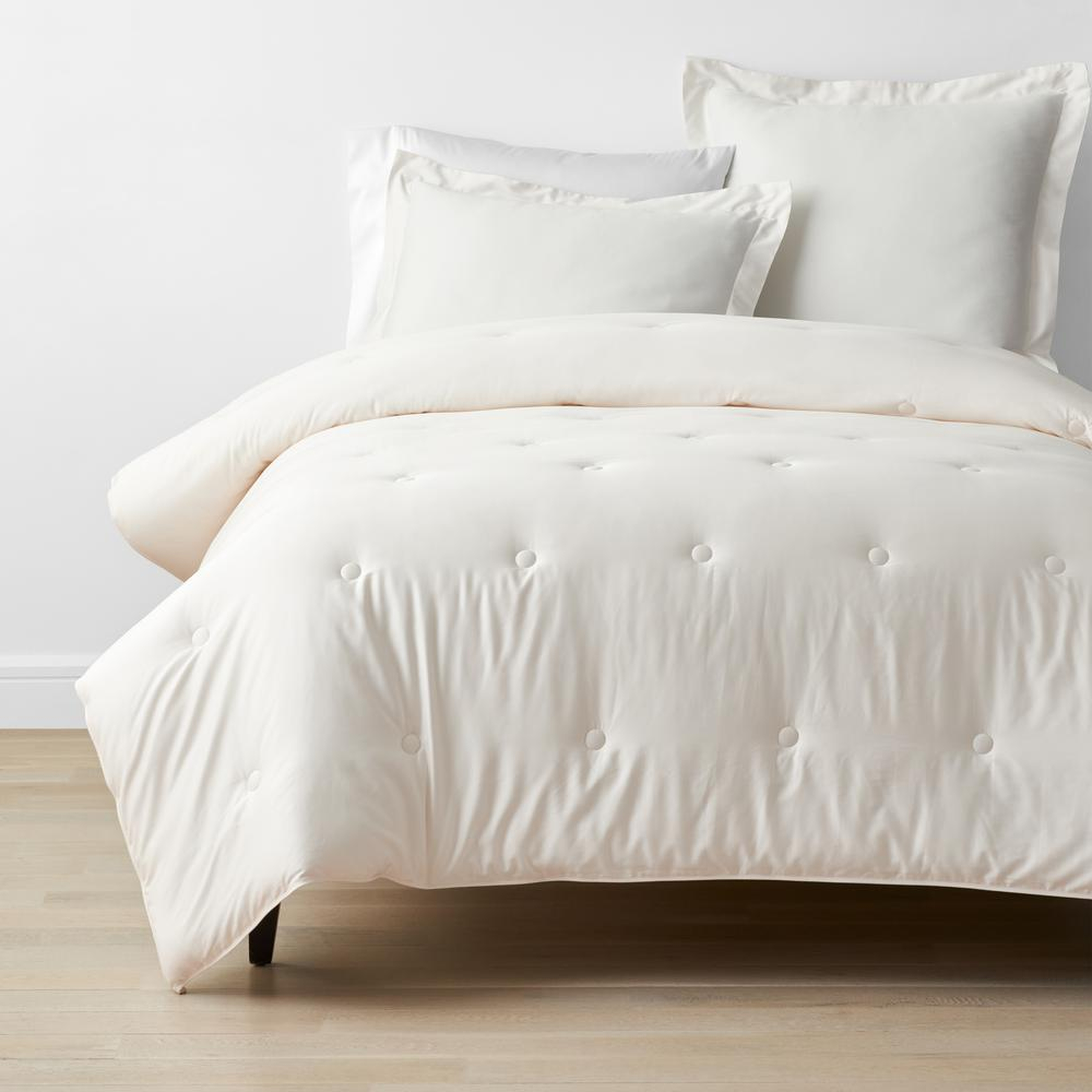 Ivory Bamboo Cotton King Comforter - Home Depot