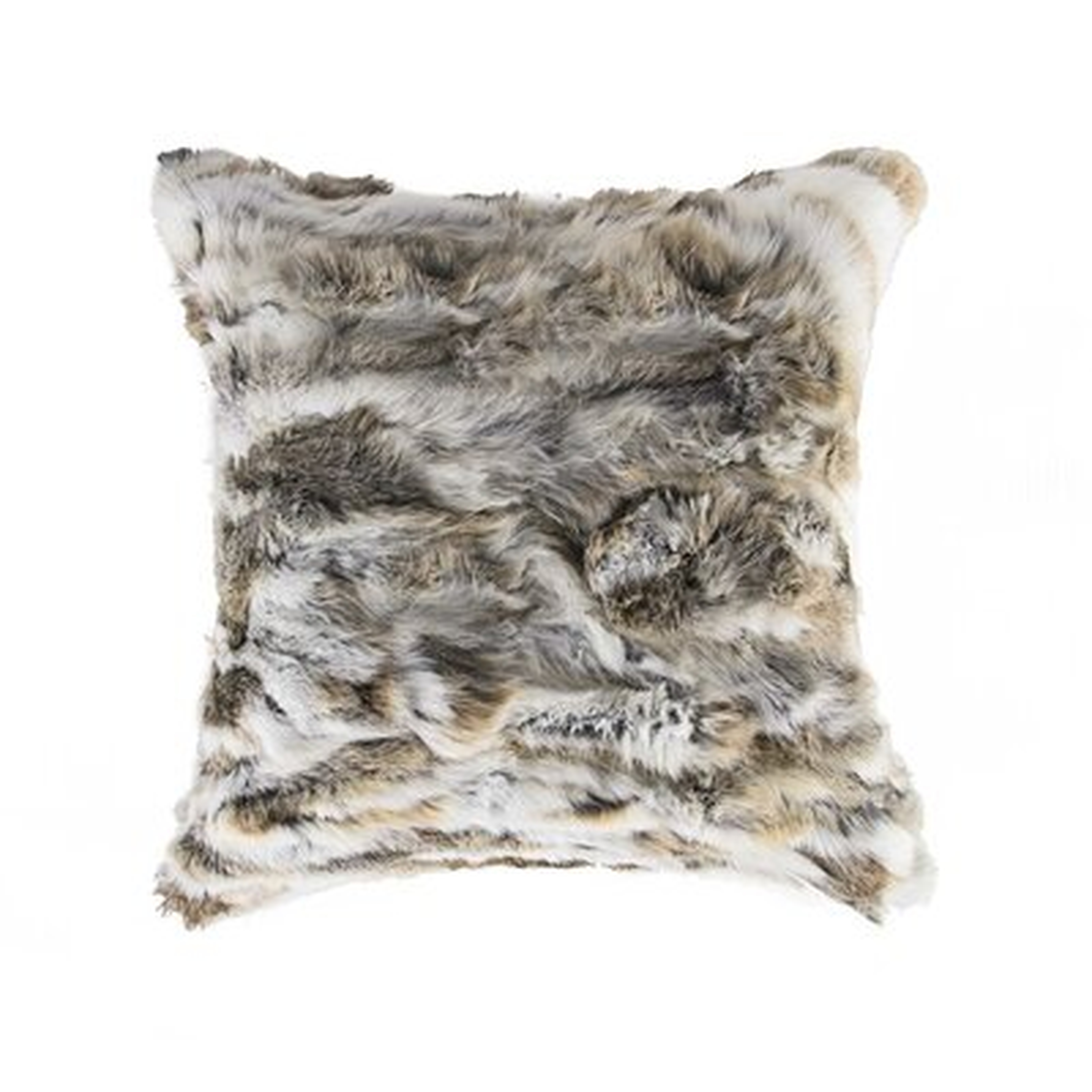 Embry Faux Fur Throw Pillow - Wayfair