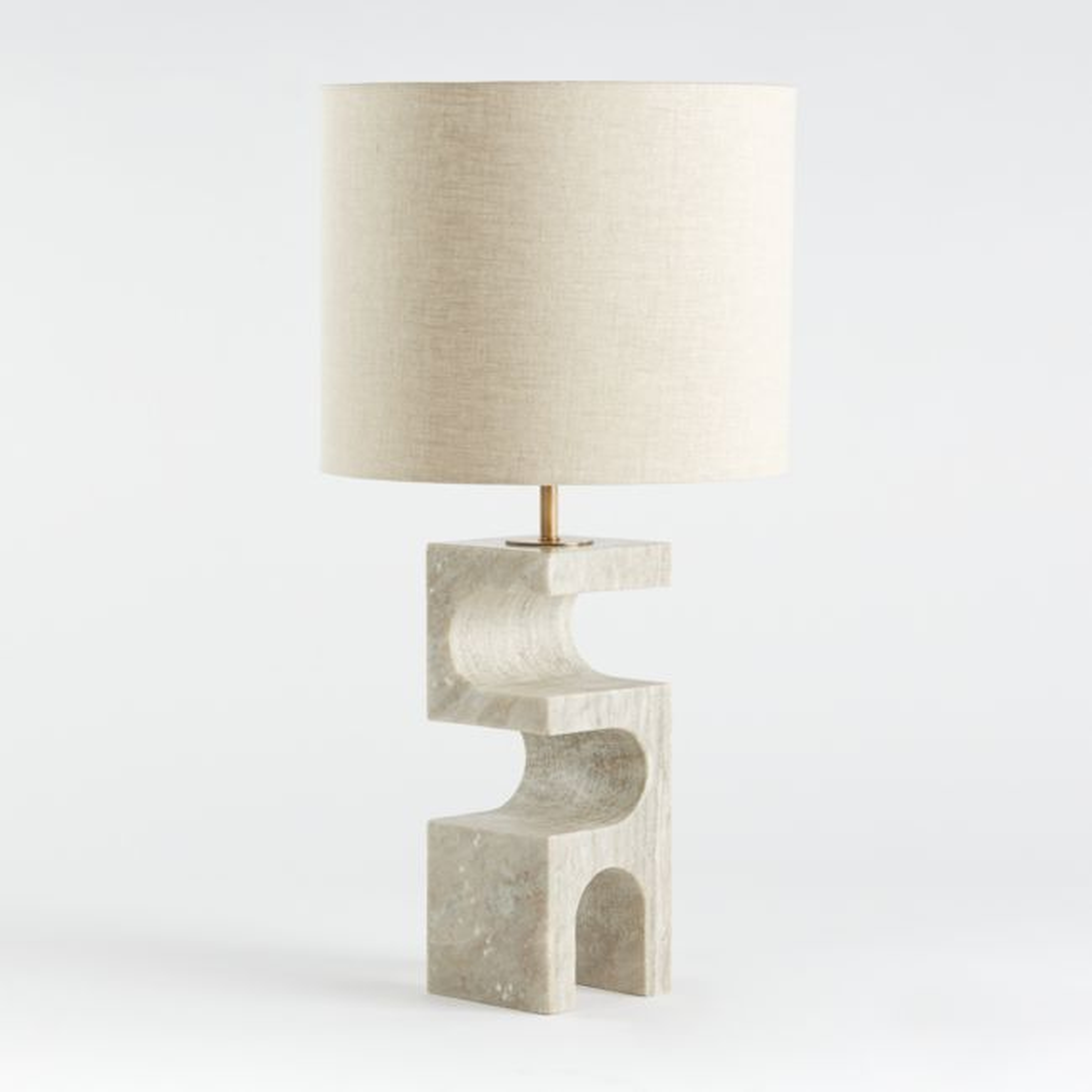 Boveda Stone Table Lamp - Crate and Barrel