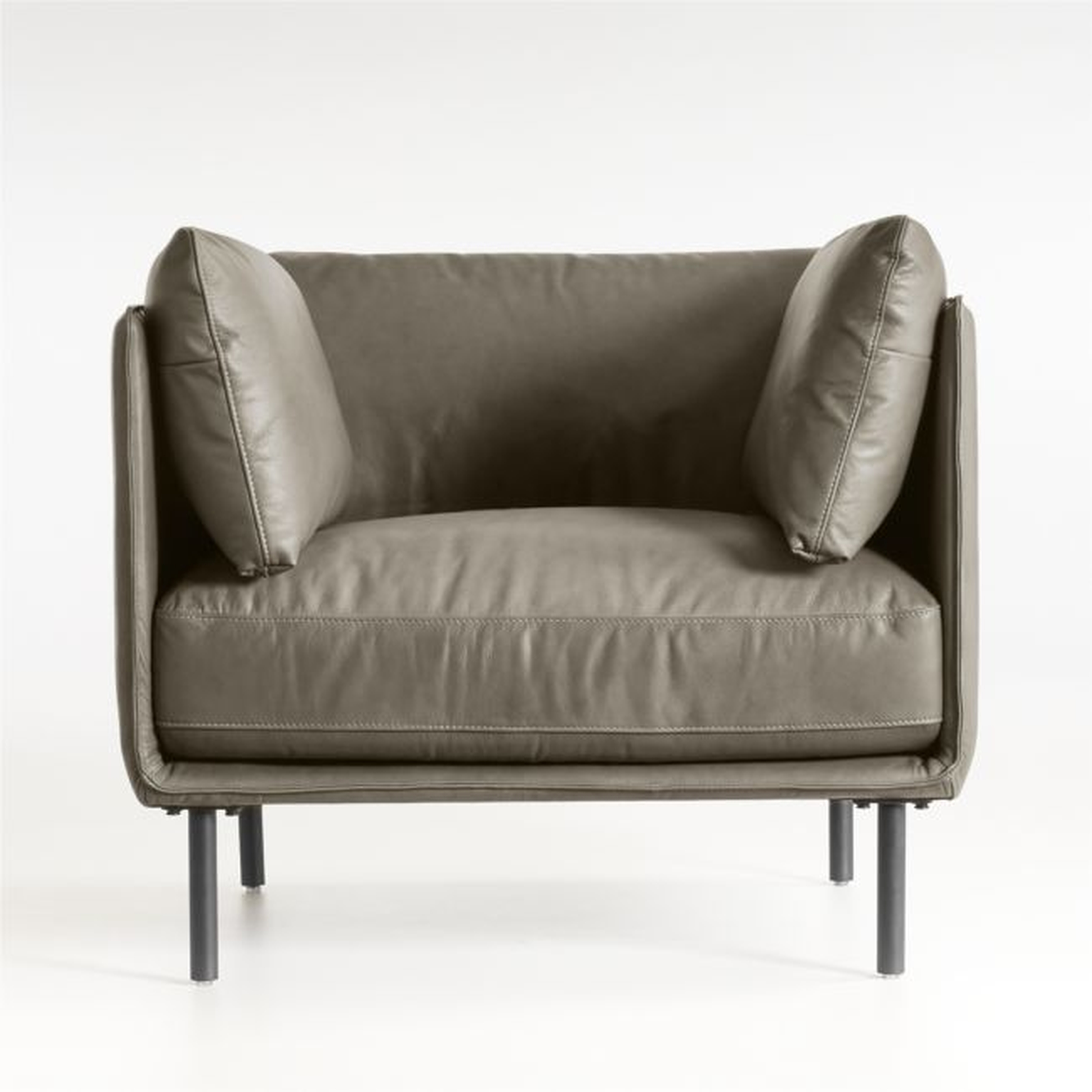 Wells Leather Chair - Crate and Barrel