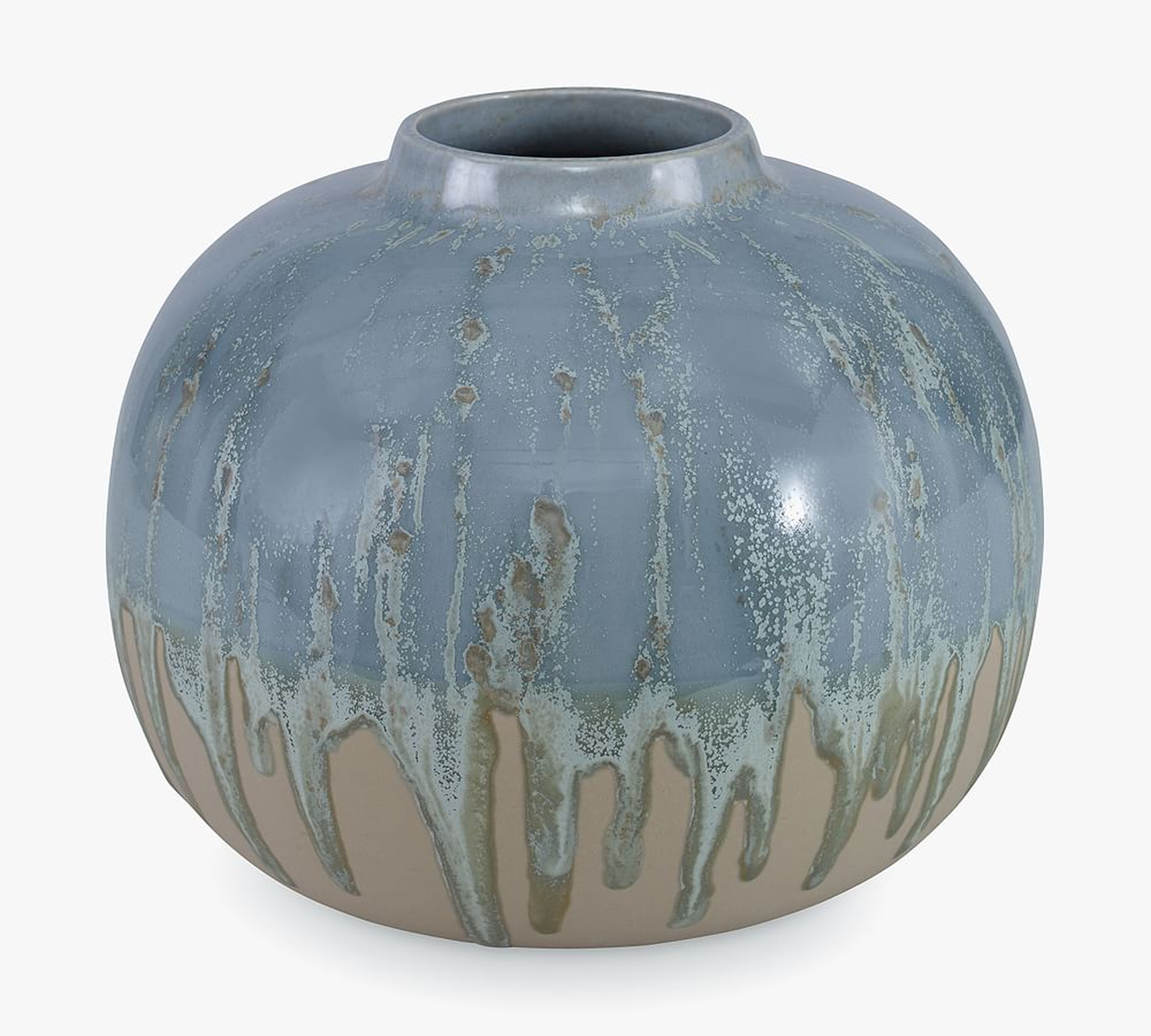 Arley Handcrafted Ceramic Vase, 7"H - Pottery Barn