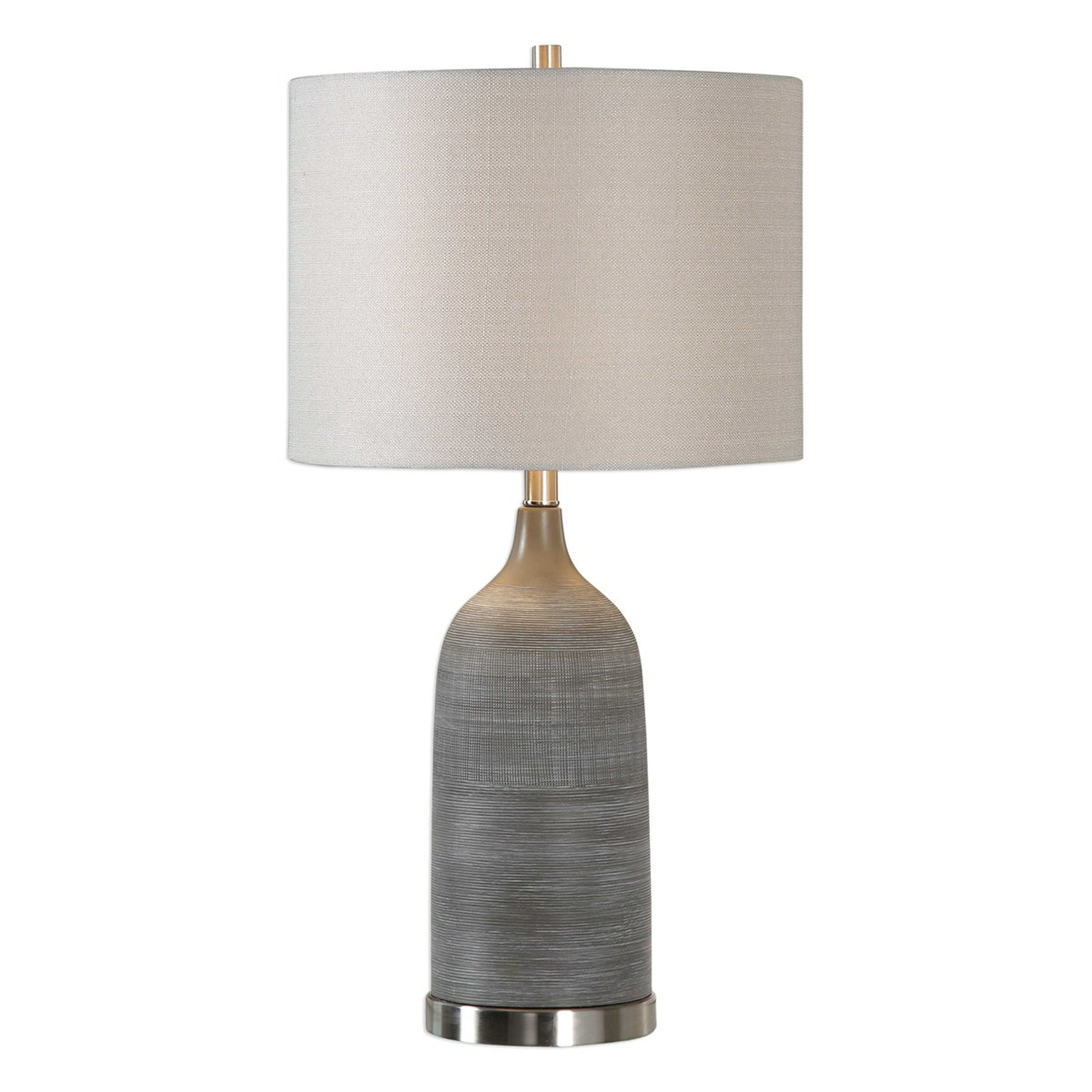 Olive Bronze Ceramic Table Lamp - Hudsonhill Foundry