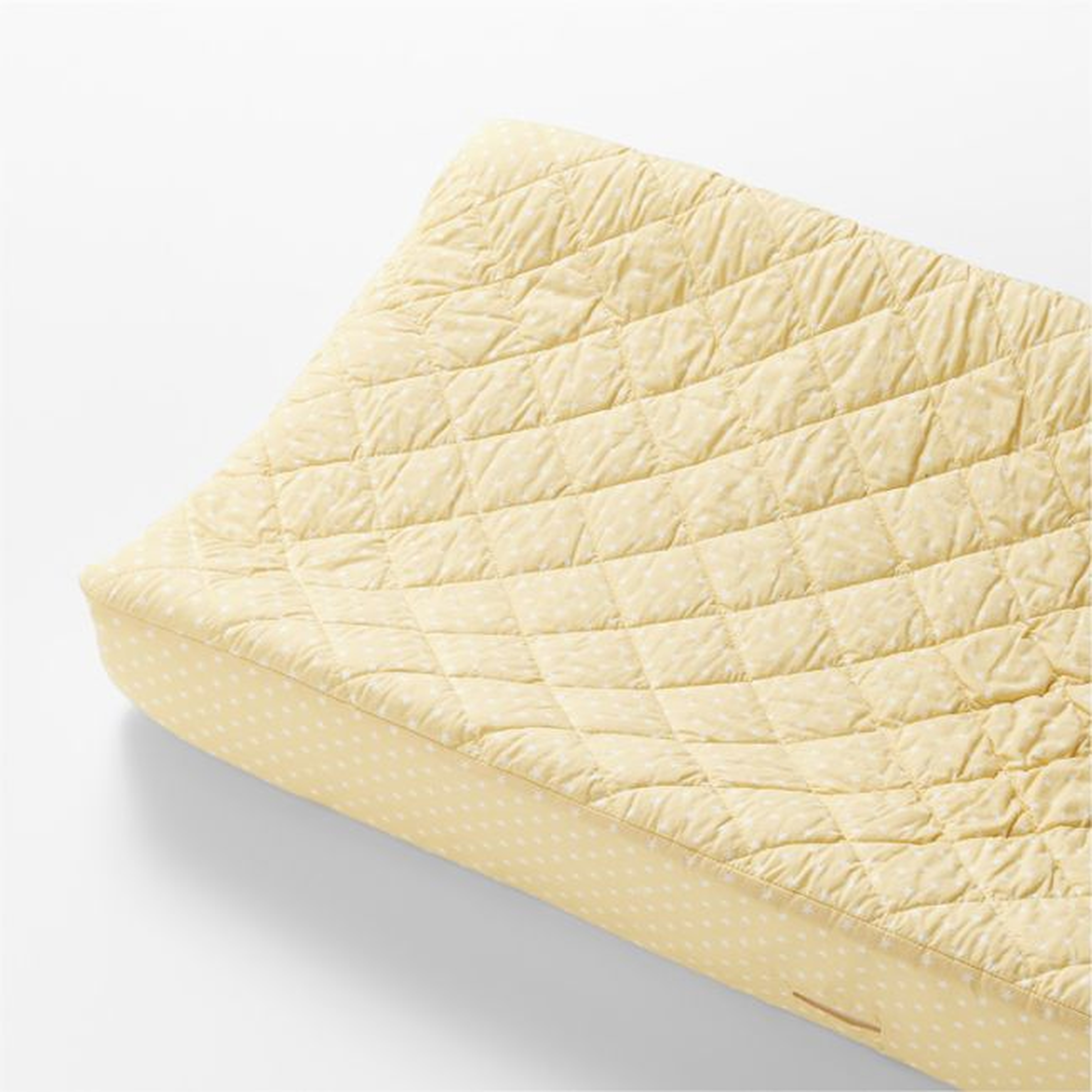 Cozy Cloud Modern Star Savannah Yellow Washed Organic Cotton Baby Changing Pad Cover - Crate & Kids