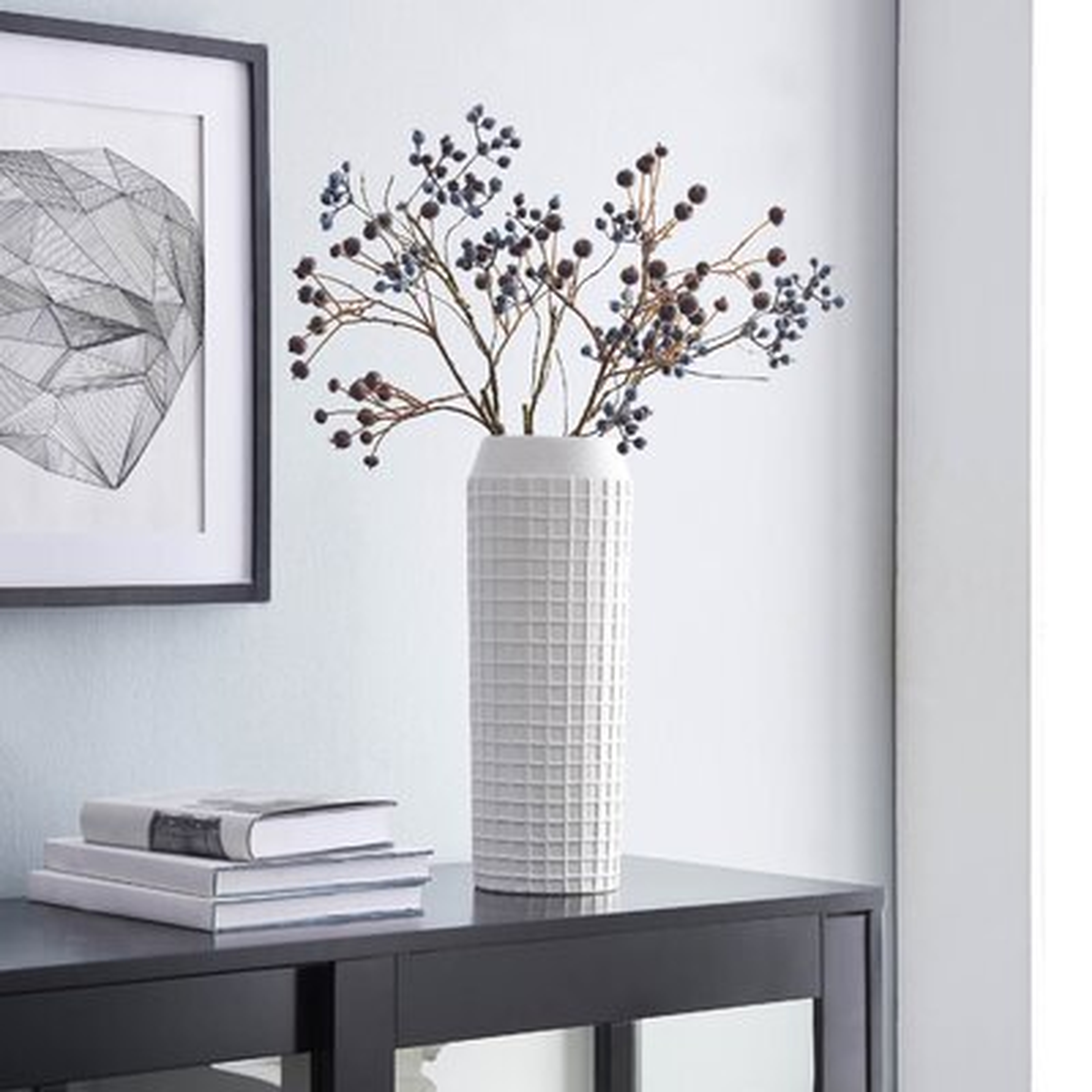White 16.5" Ceramic Table vase - Wayfair