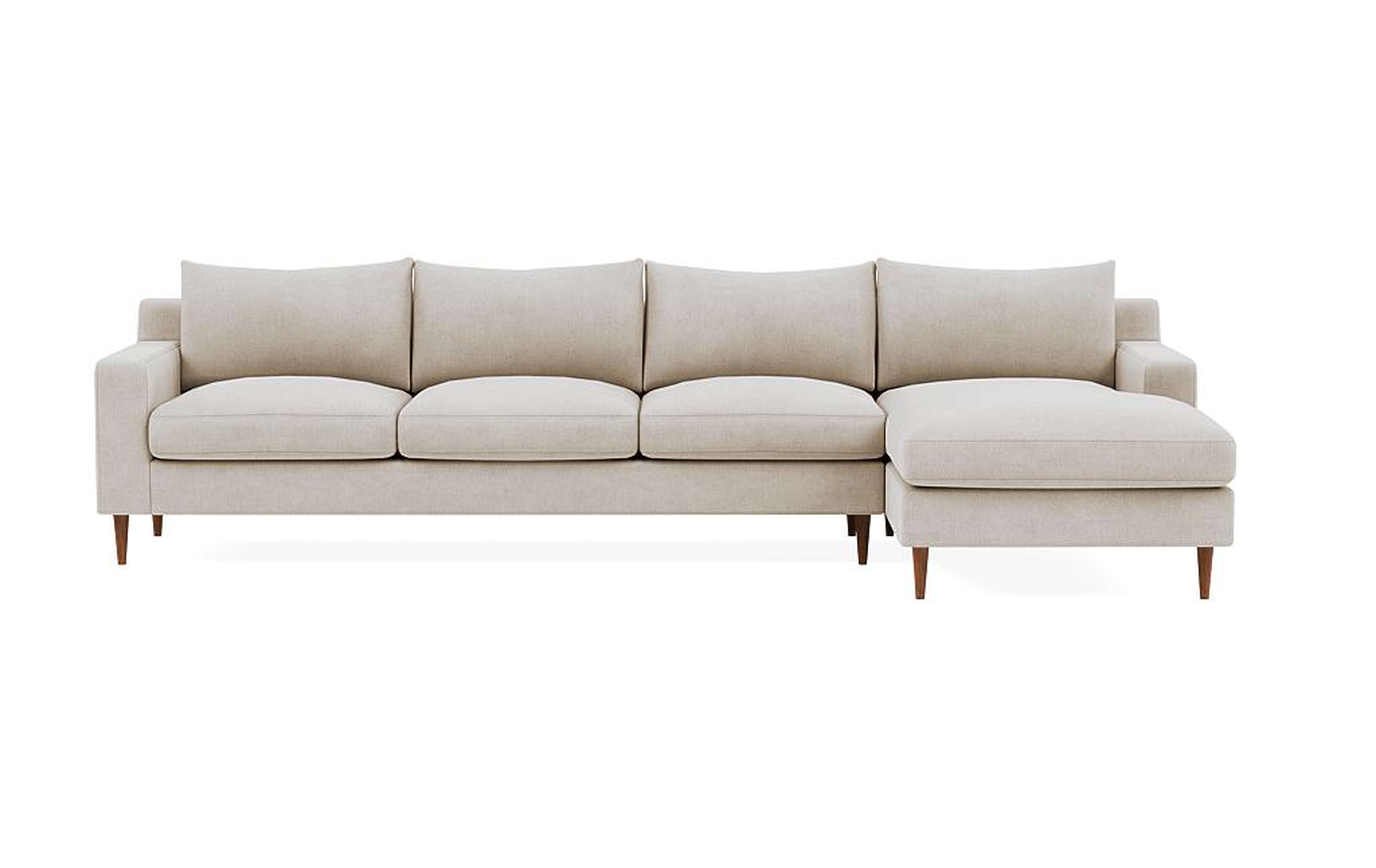 Sloan 4-Seat Right Chaise Sectional - Interior Define