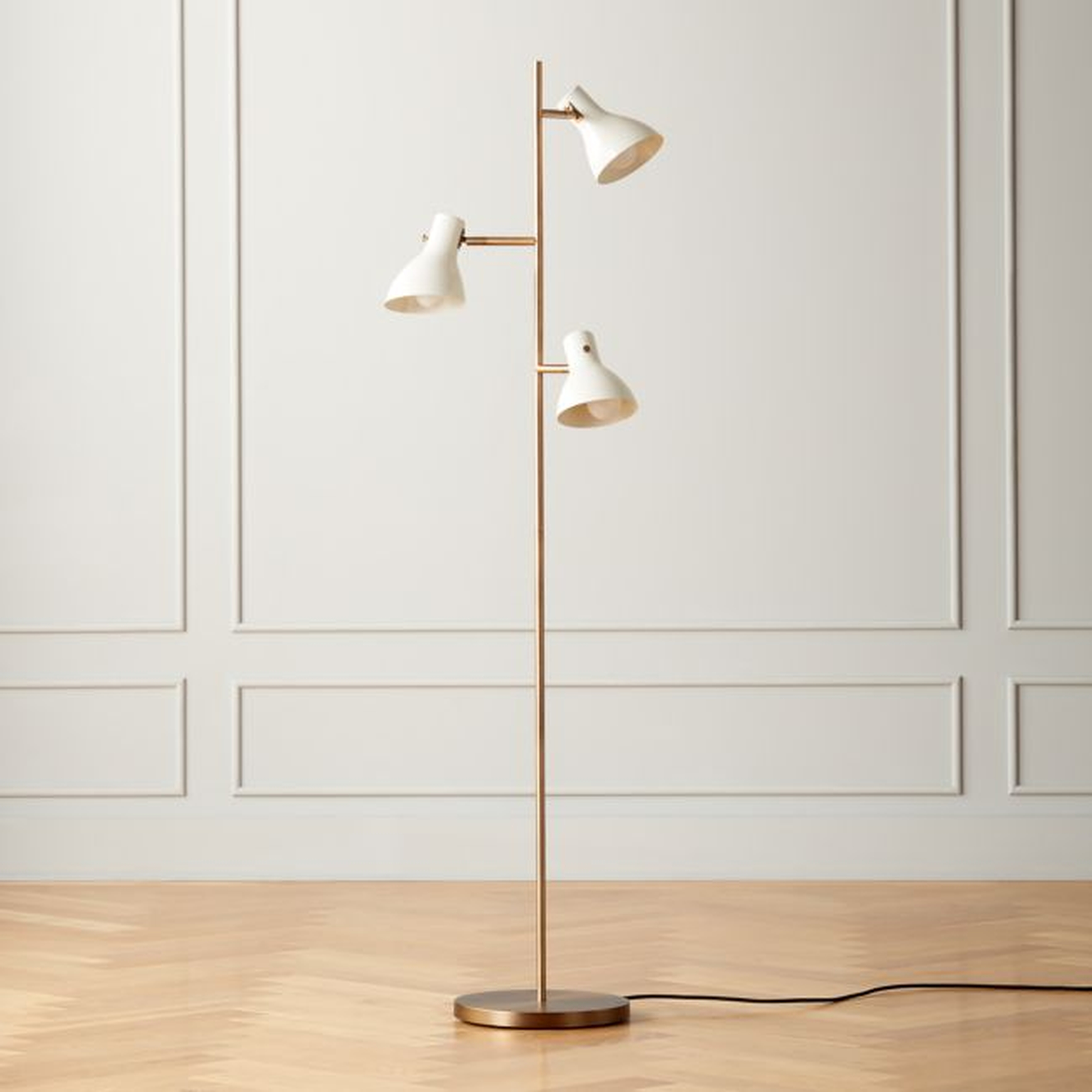 Belini Floor Lamp, Ivory - CB2
