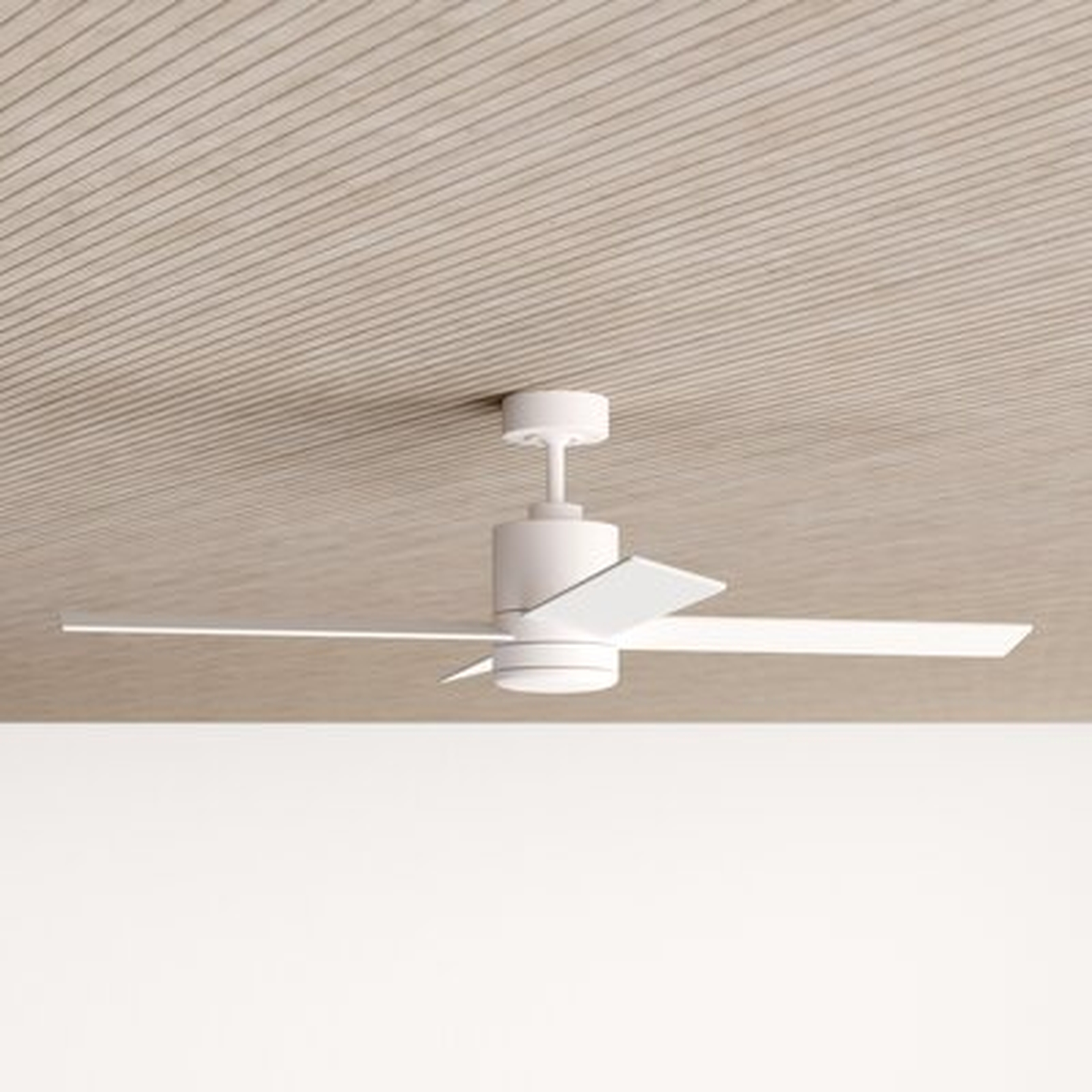 52" Malta 4 Blade Ceiling Fan with Remote, Light Kit Included - AllModern