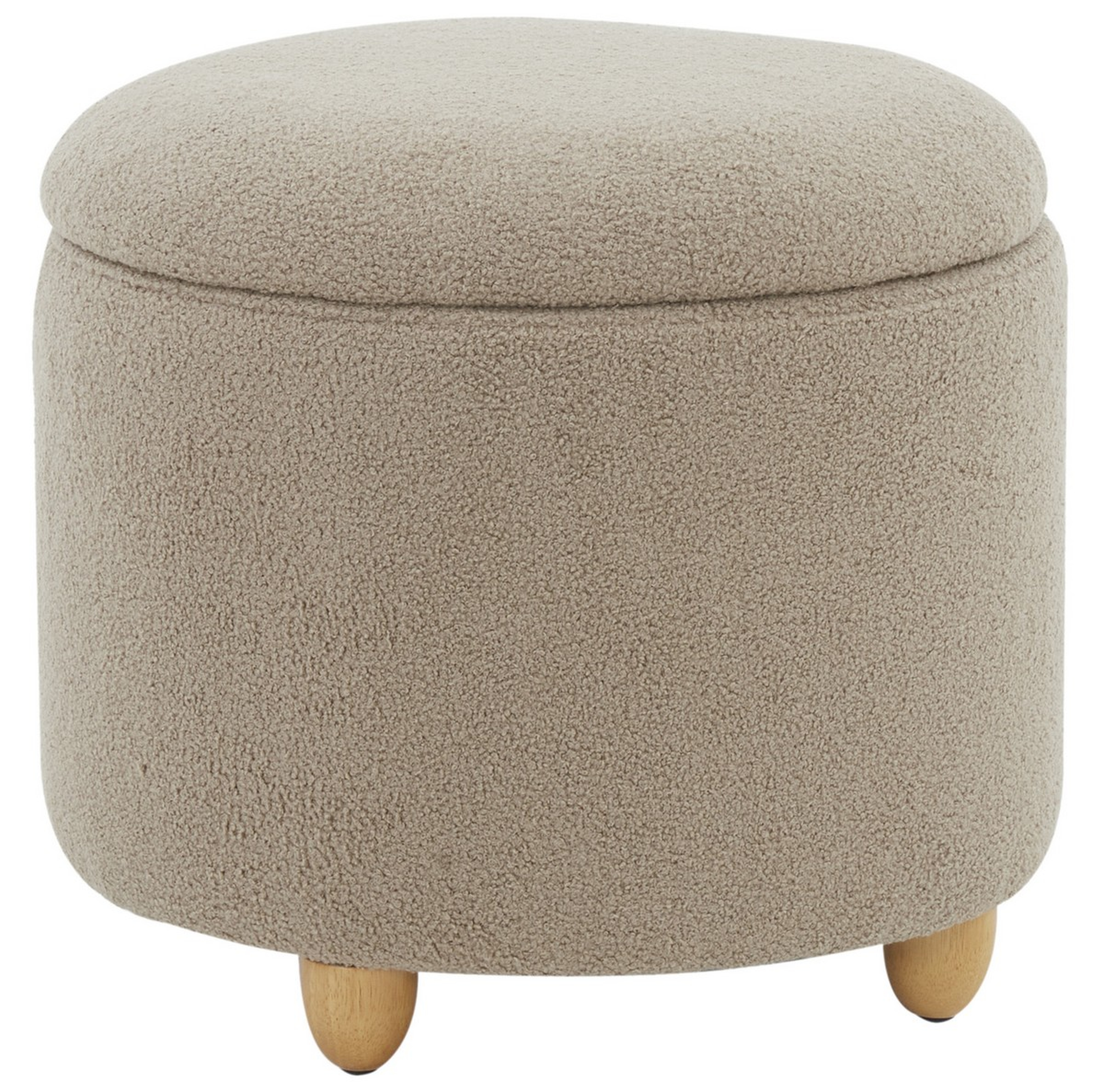 Mariabella Storage Ottoman - Brown / Natural - Safavieh Couture