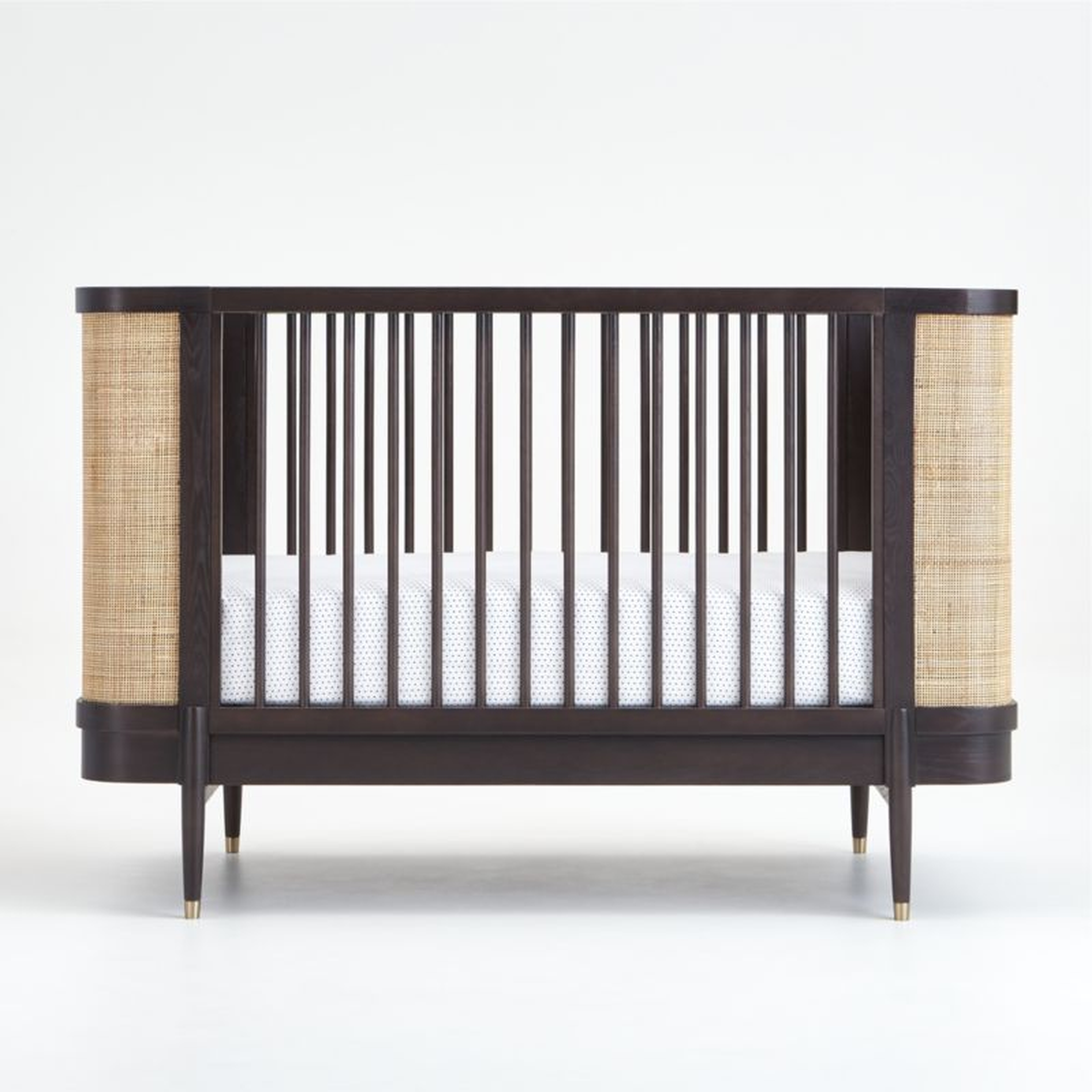 Black and Natural Thornhill Crib - Crate and Barrel