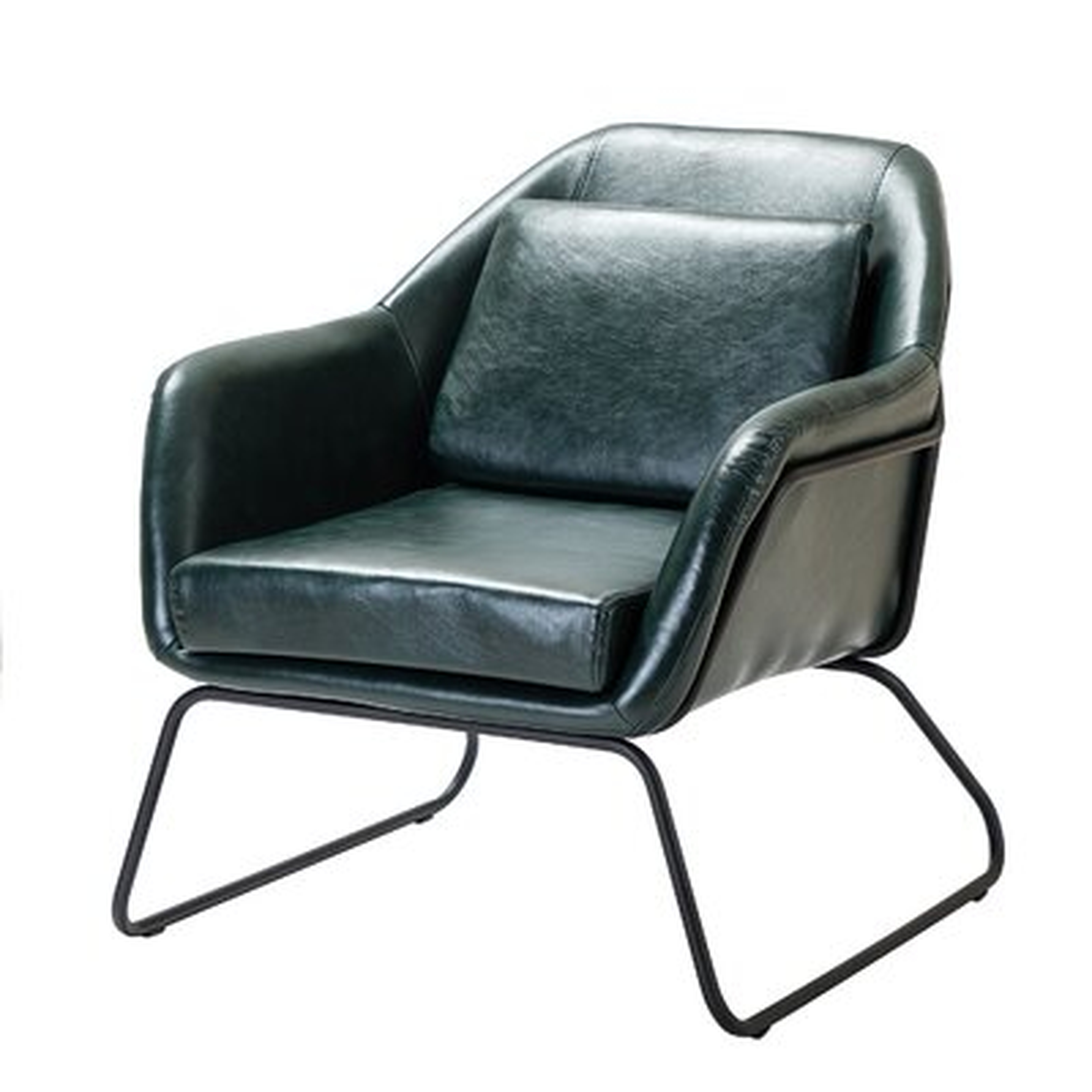 Aspia Accent Chair With Black Metal Base - Wayfair