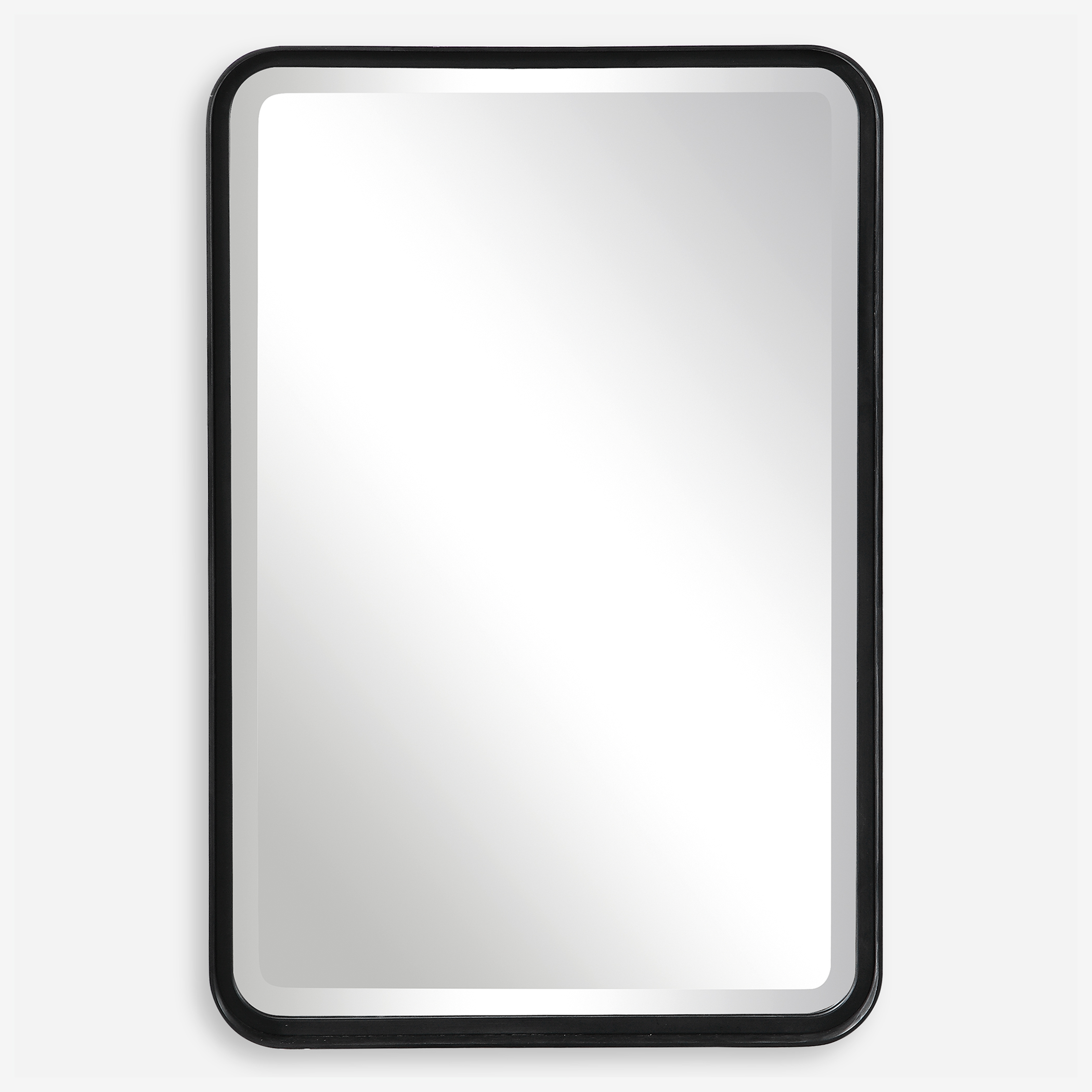 Croften Black Vanity Mirror - Uttermost