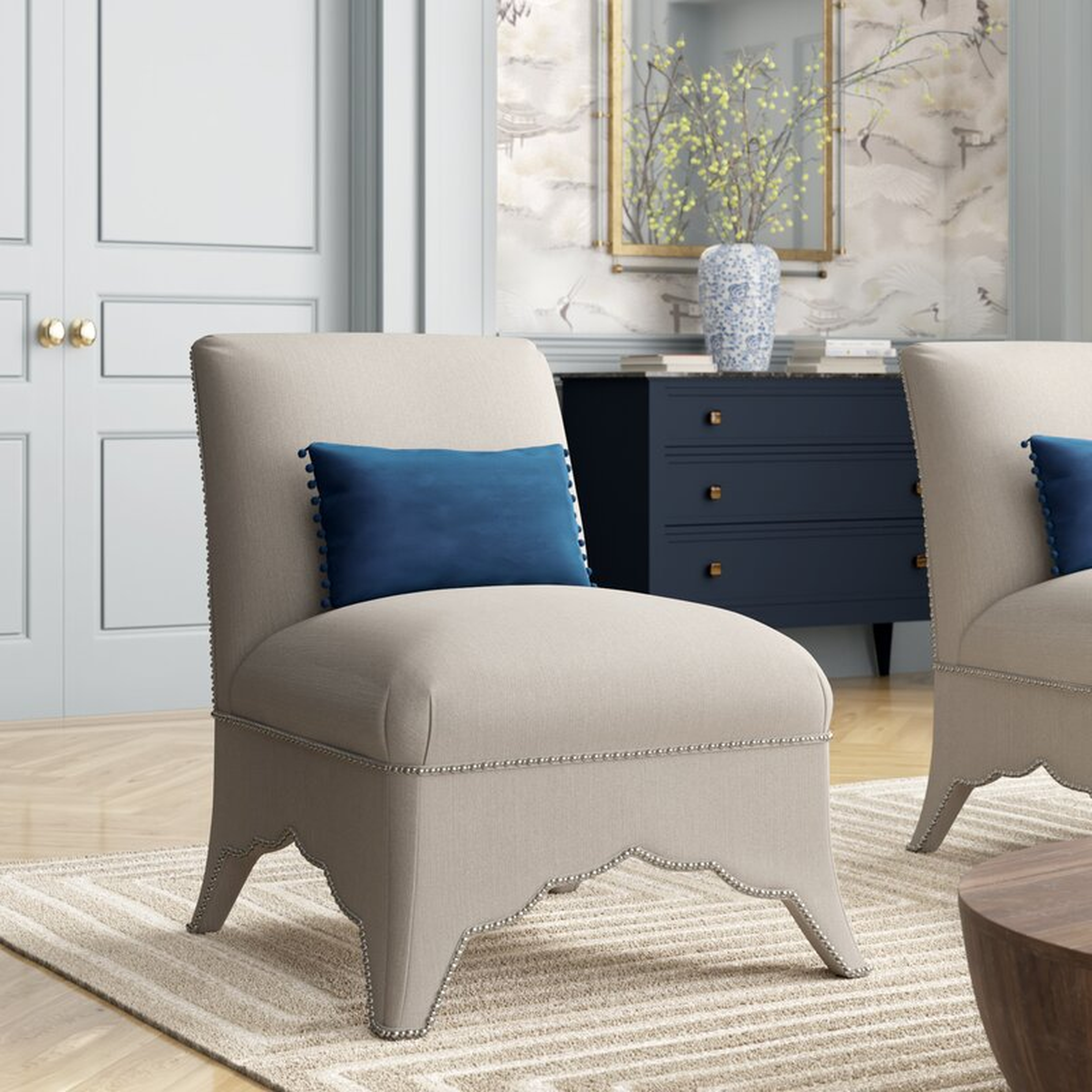 Caracole Classic Lady Slipper Chair - Perigold