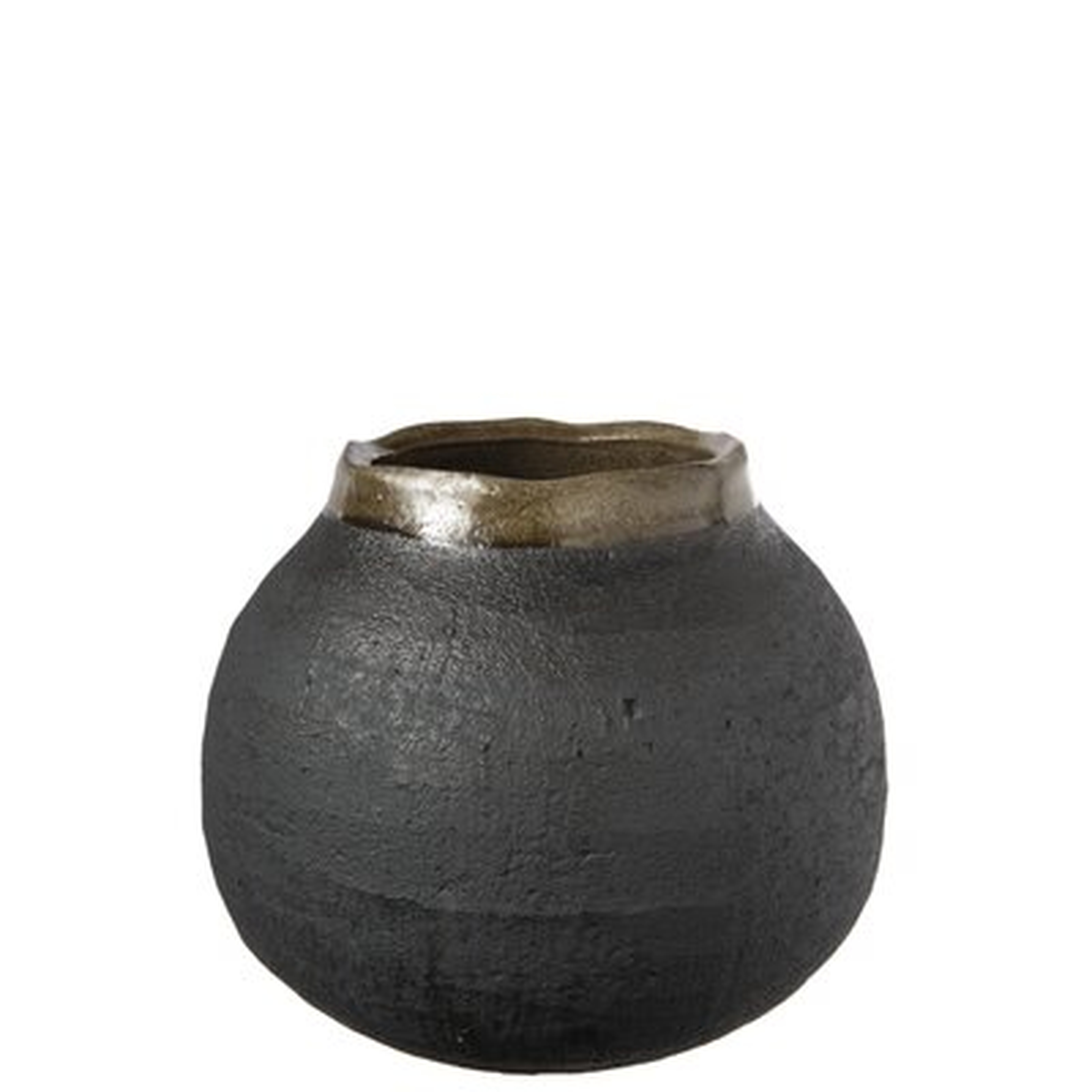 Goetz Dark Gray 6.5" Ceramic Table Vase - Wayfair