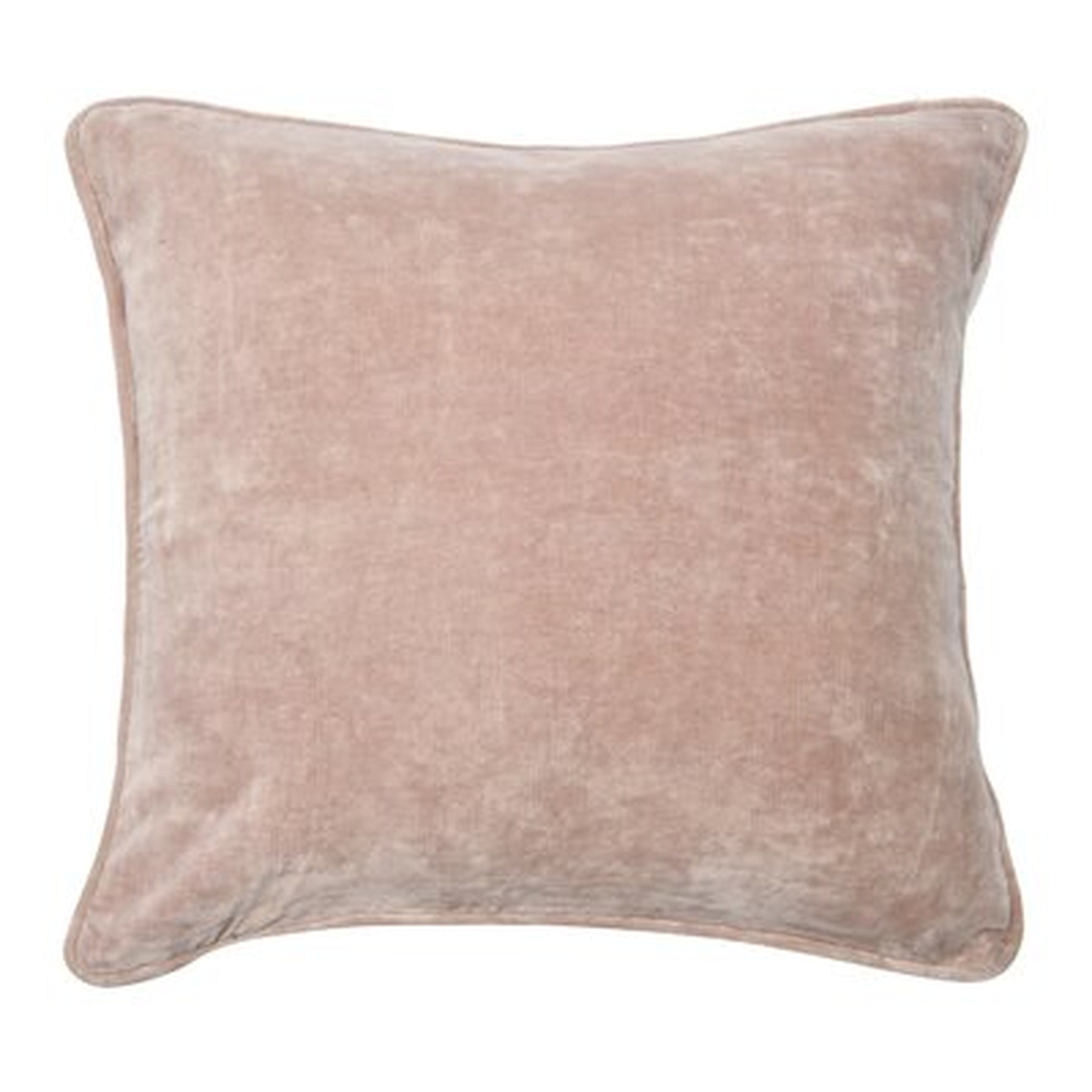 Farmersville Square Velvet Pillow - Birch Lane