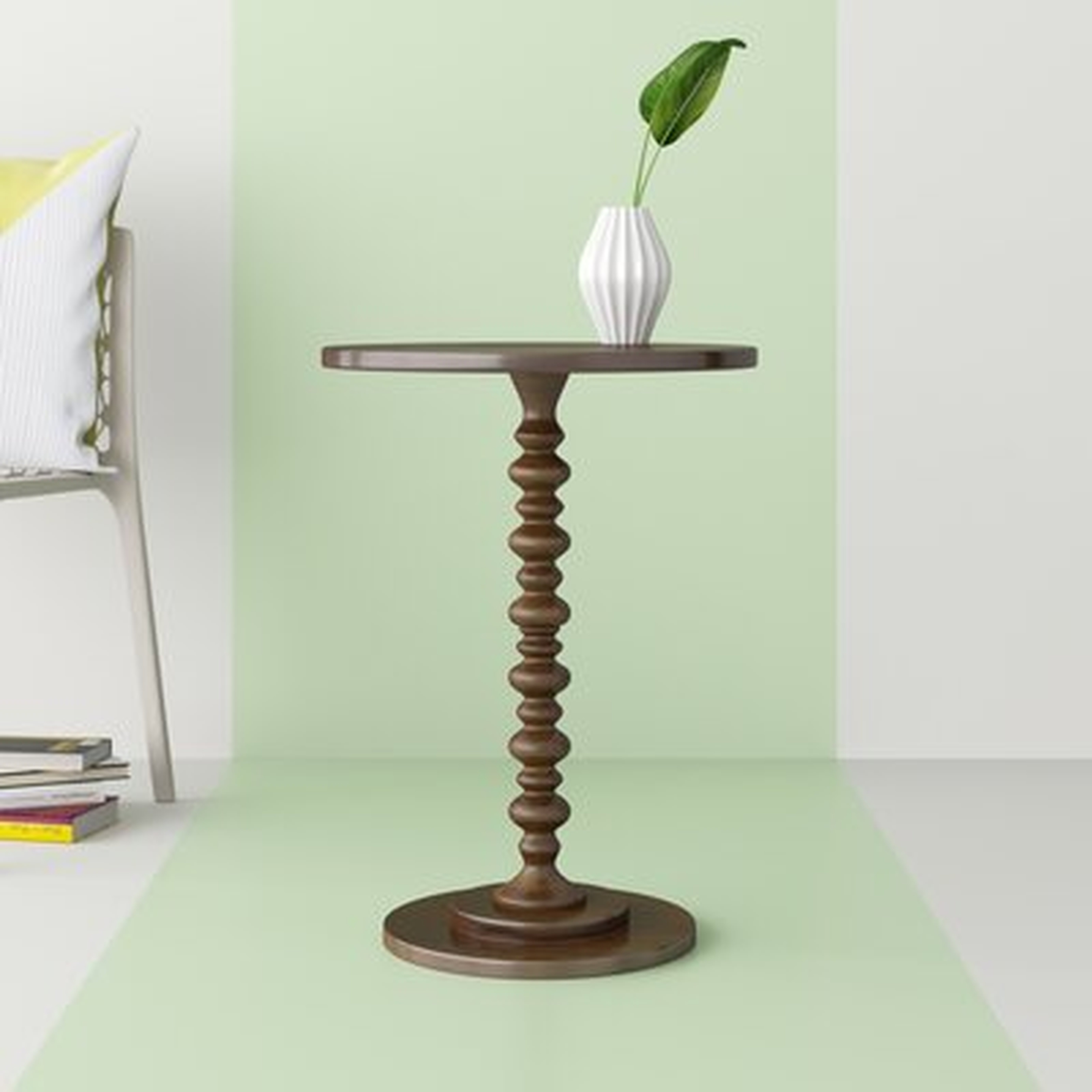 Mako Pedestal End Table - Wayfair