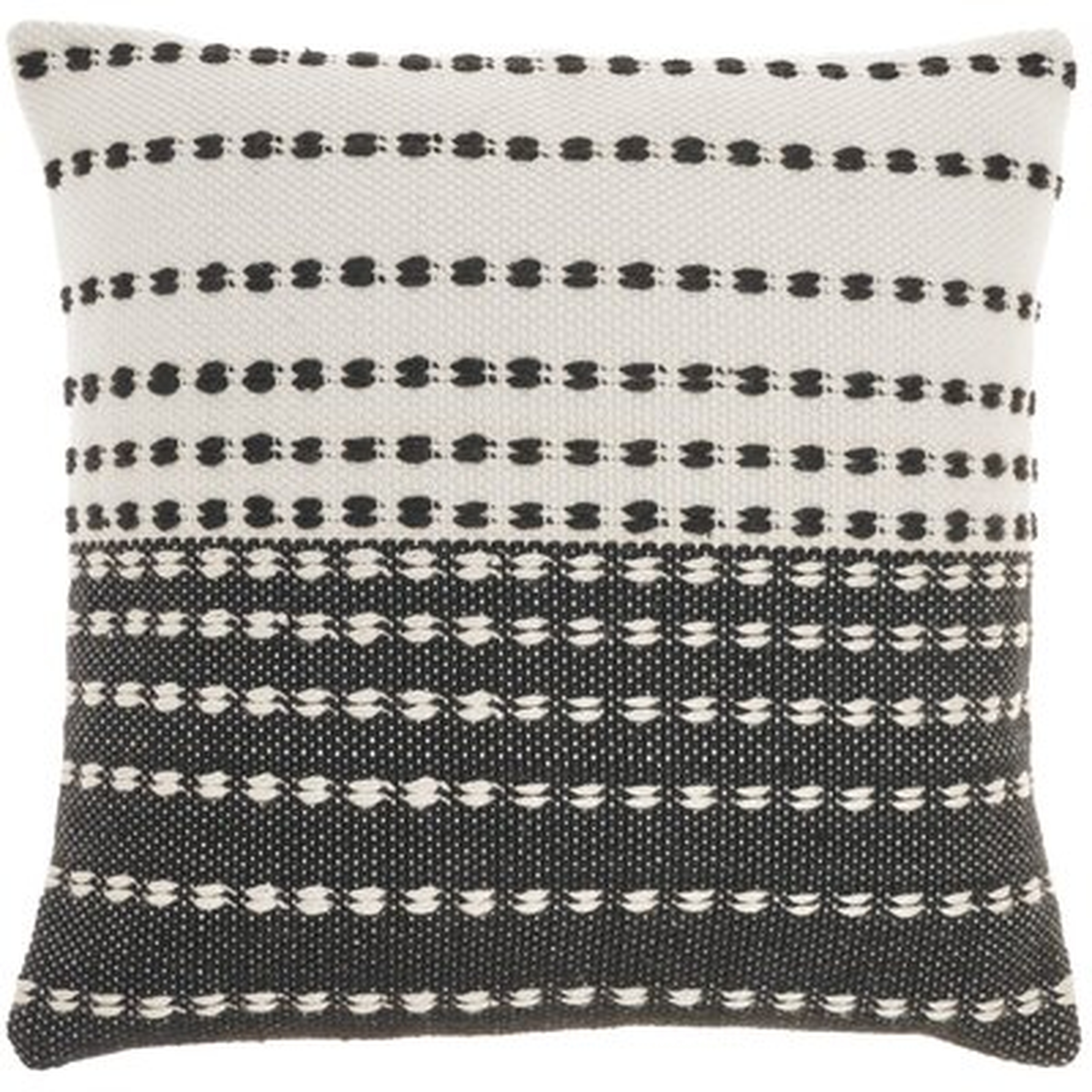 Corisco Pillows Indoor/Outdoor Woven And Stitched Throw Pillows - AllModern