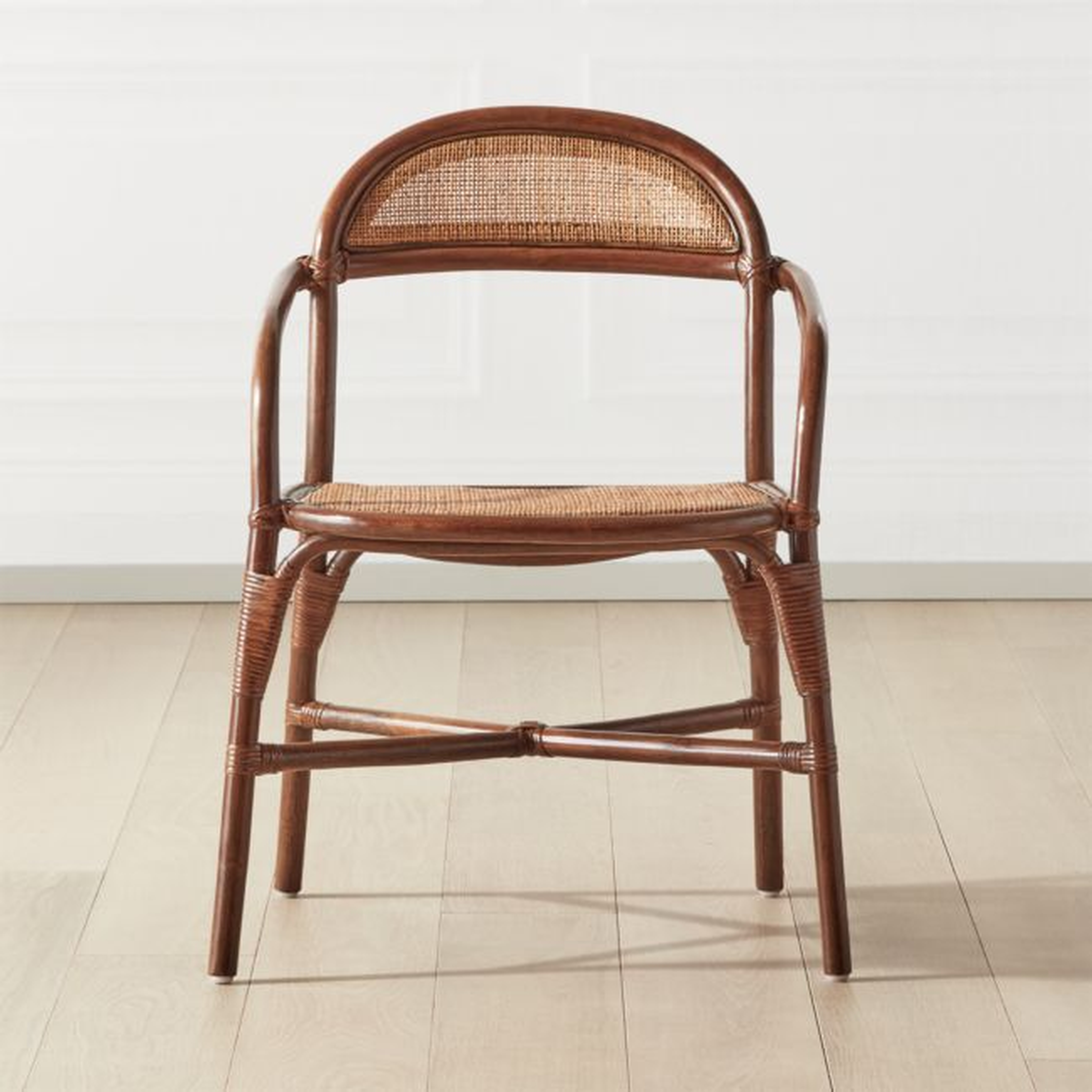 Valzer Natural Rattan Dining Chair - CB2