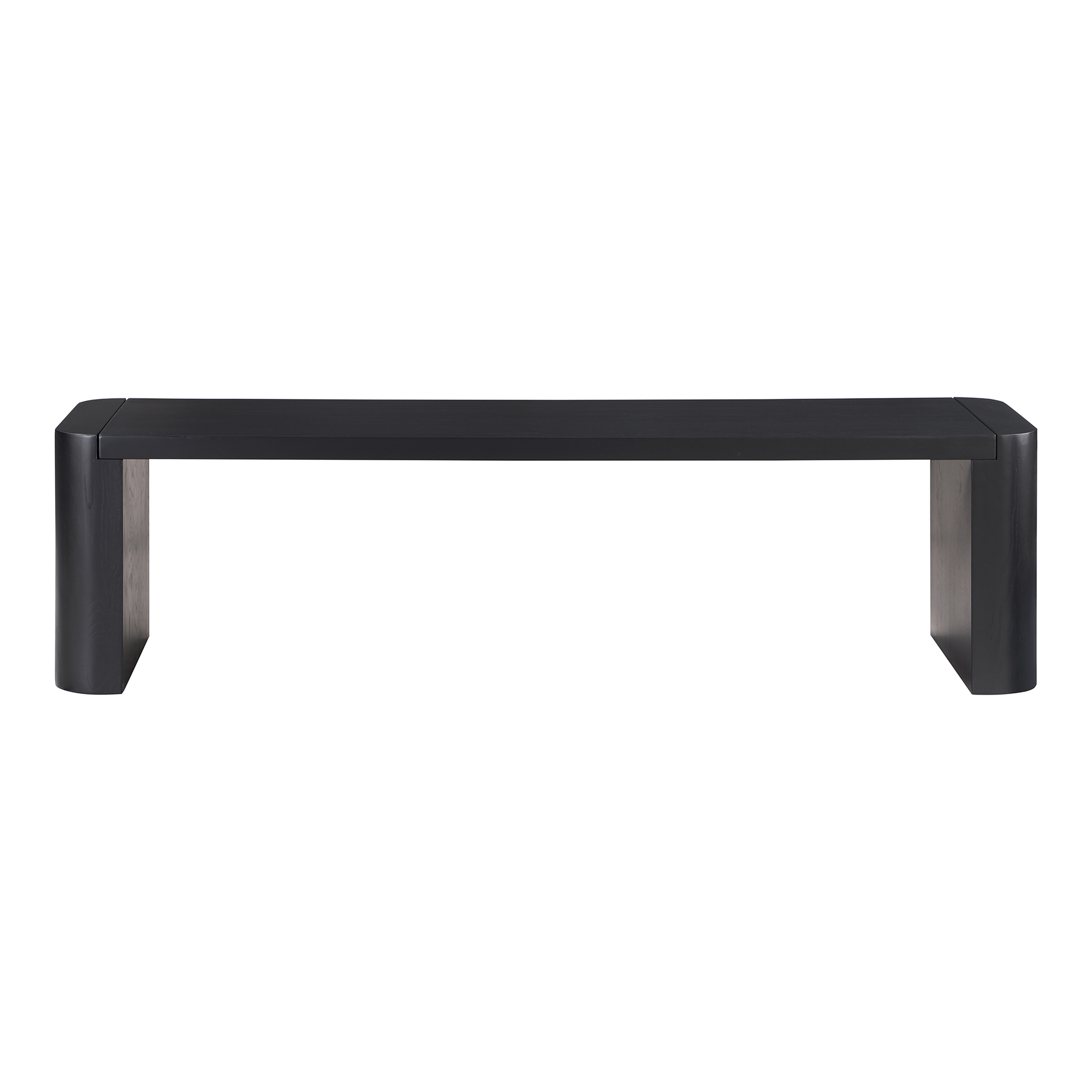 Post Dining Bench Small Black - Moes Home Collection