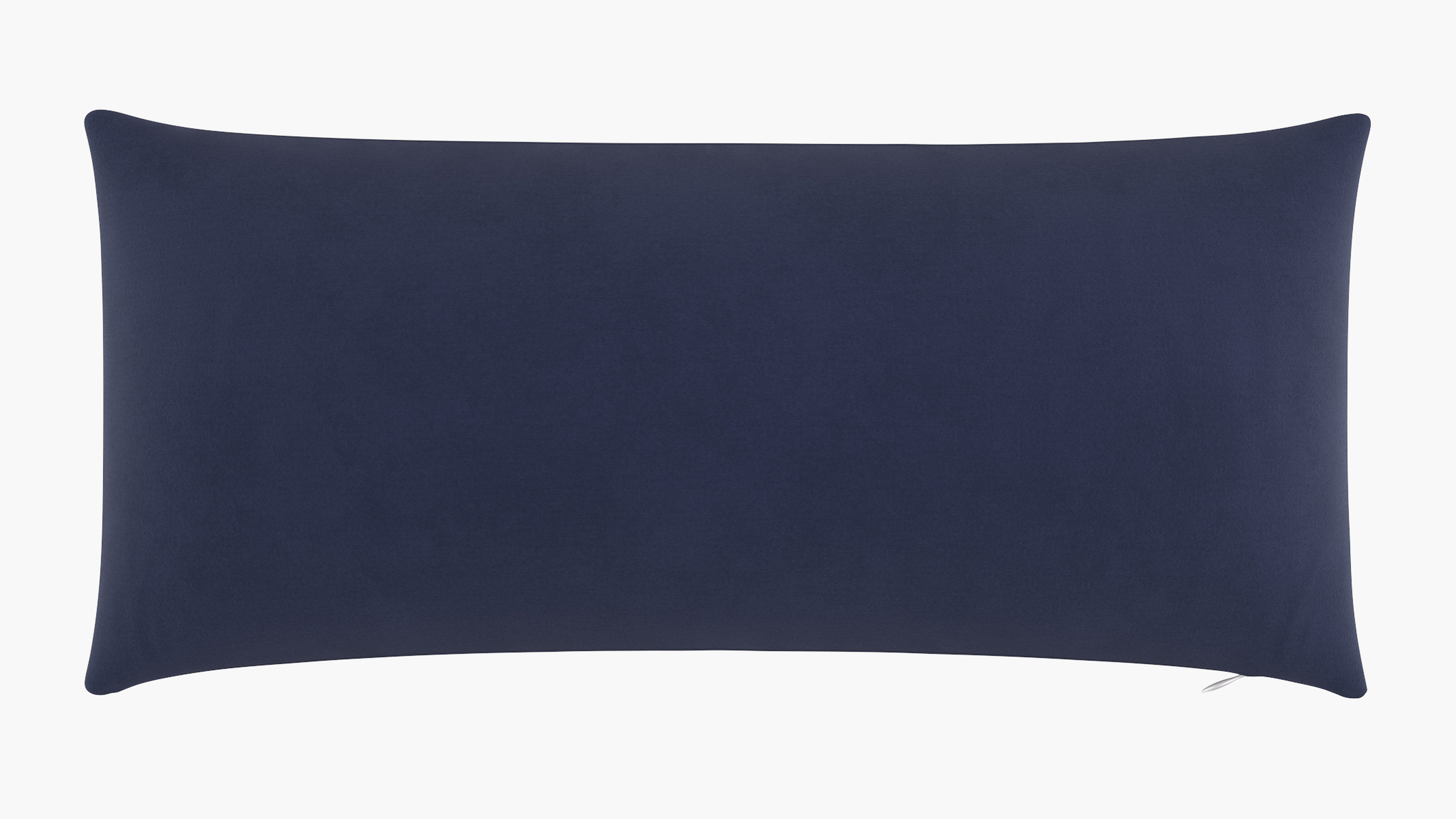 Throw Pillow 14" x 30", Navy Classic Velvet, 14" x 30" - The Inside