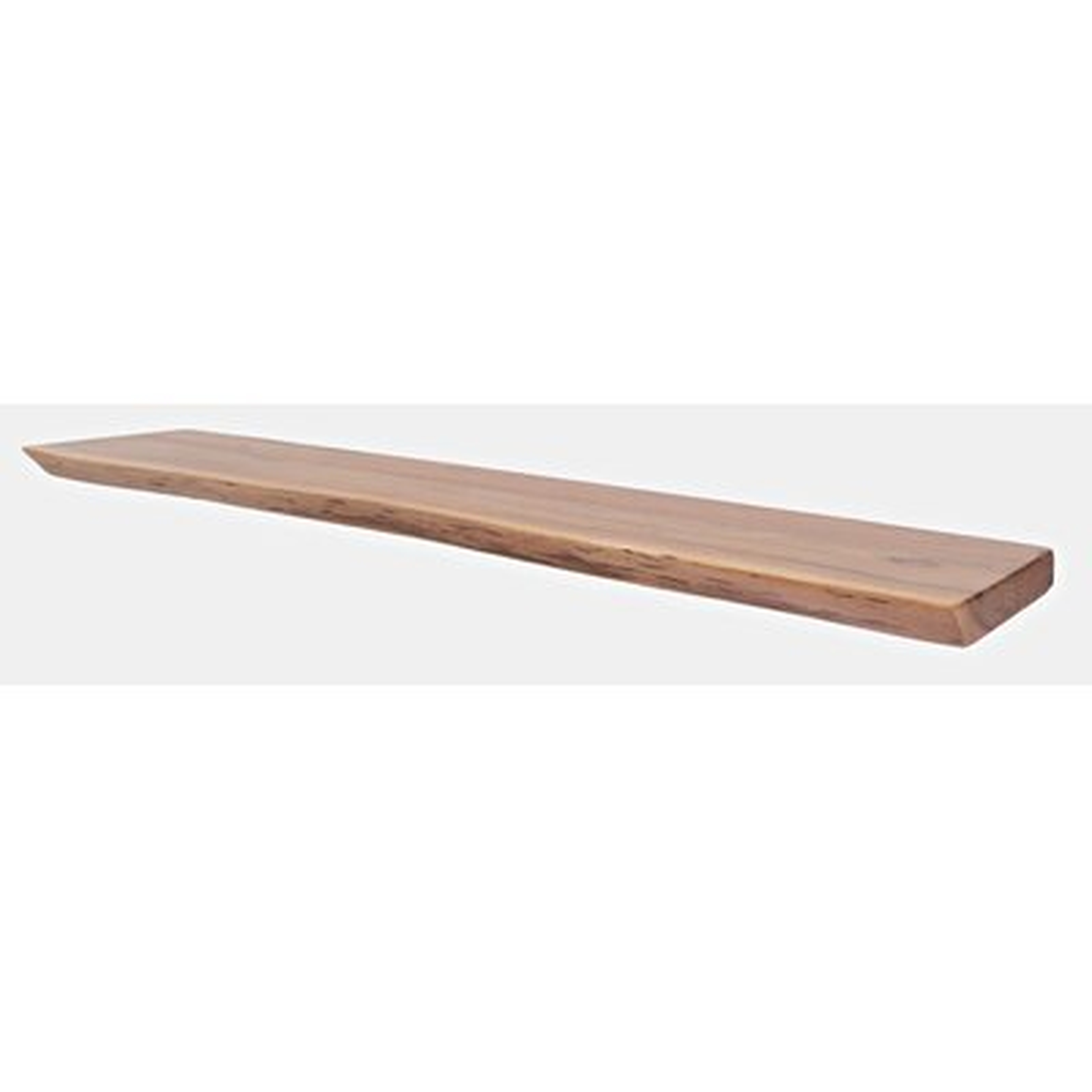 Taybah 2 Piece Acacia Solid Wood Floating Shelf - Wayfair