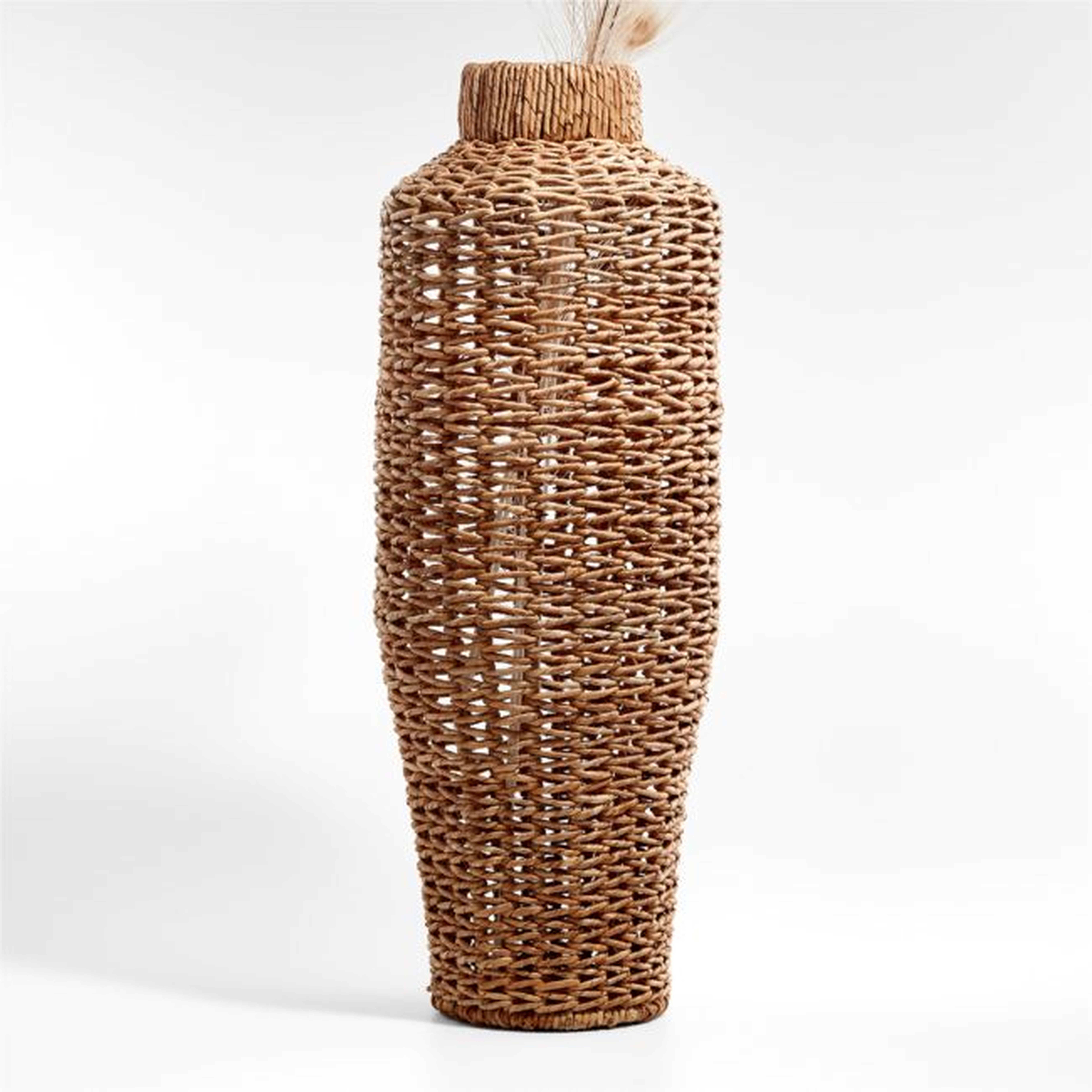 Large Woven Floor Vase - Crate and Barrel