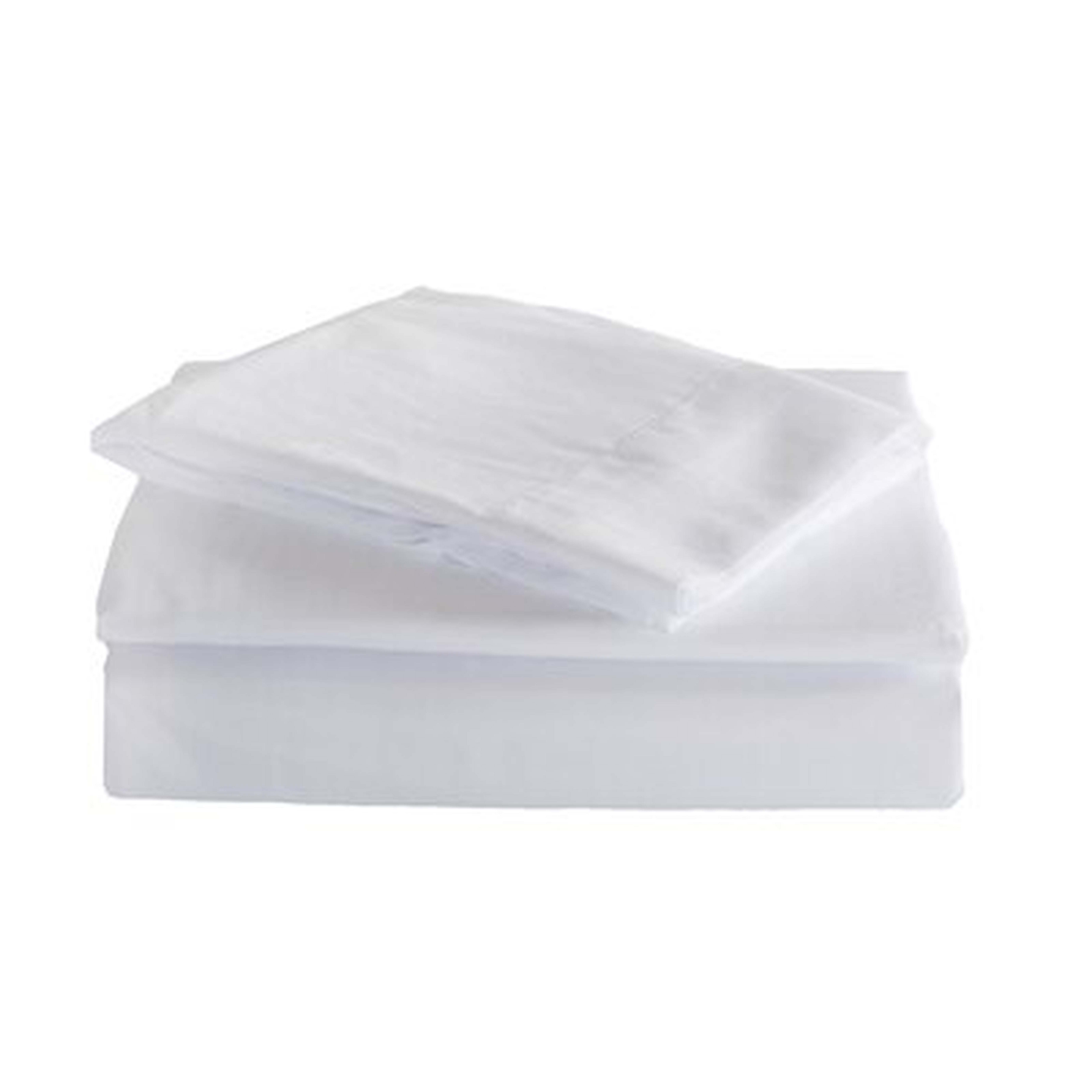 WHITE MICROFIBER SHEET SET QUEEN - Wayfair