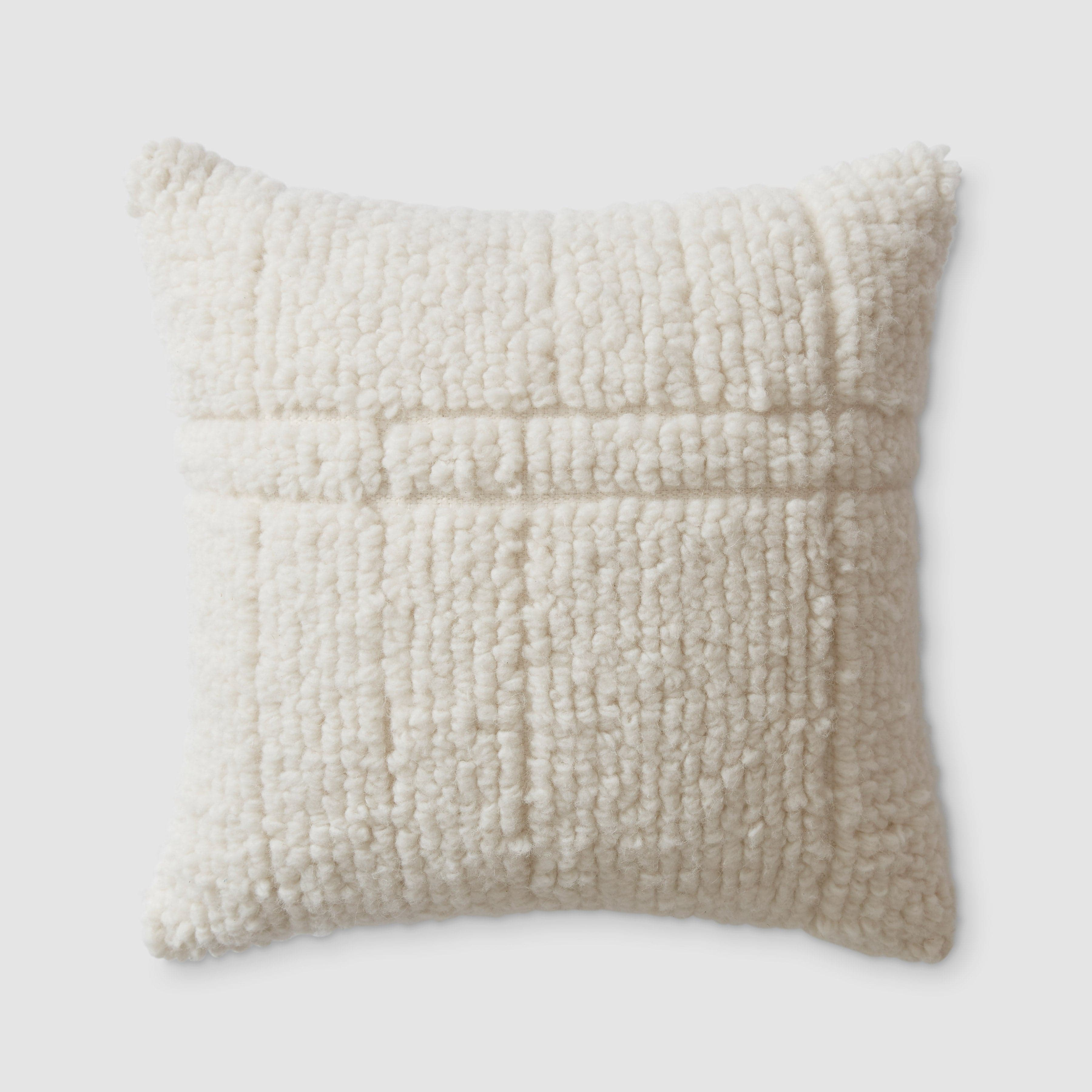 The Citizenry Almendra Pillow | 20" x 20" | Ecru - The Citizenry