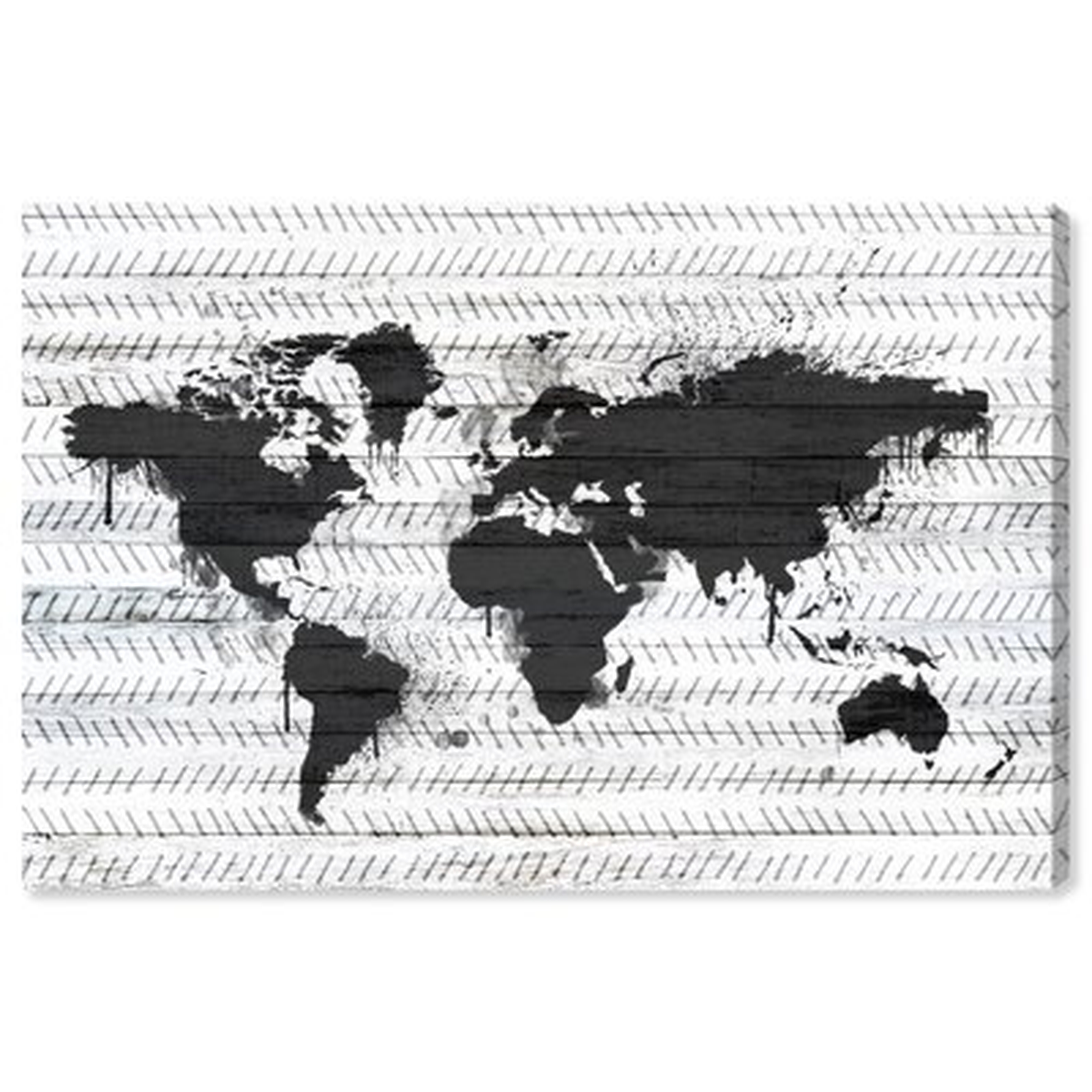 Maps And Flags 'Mapamundi Boho' World Maps By Oliver Gal Wall Art Print - Wayfair
