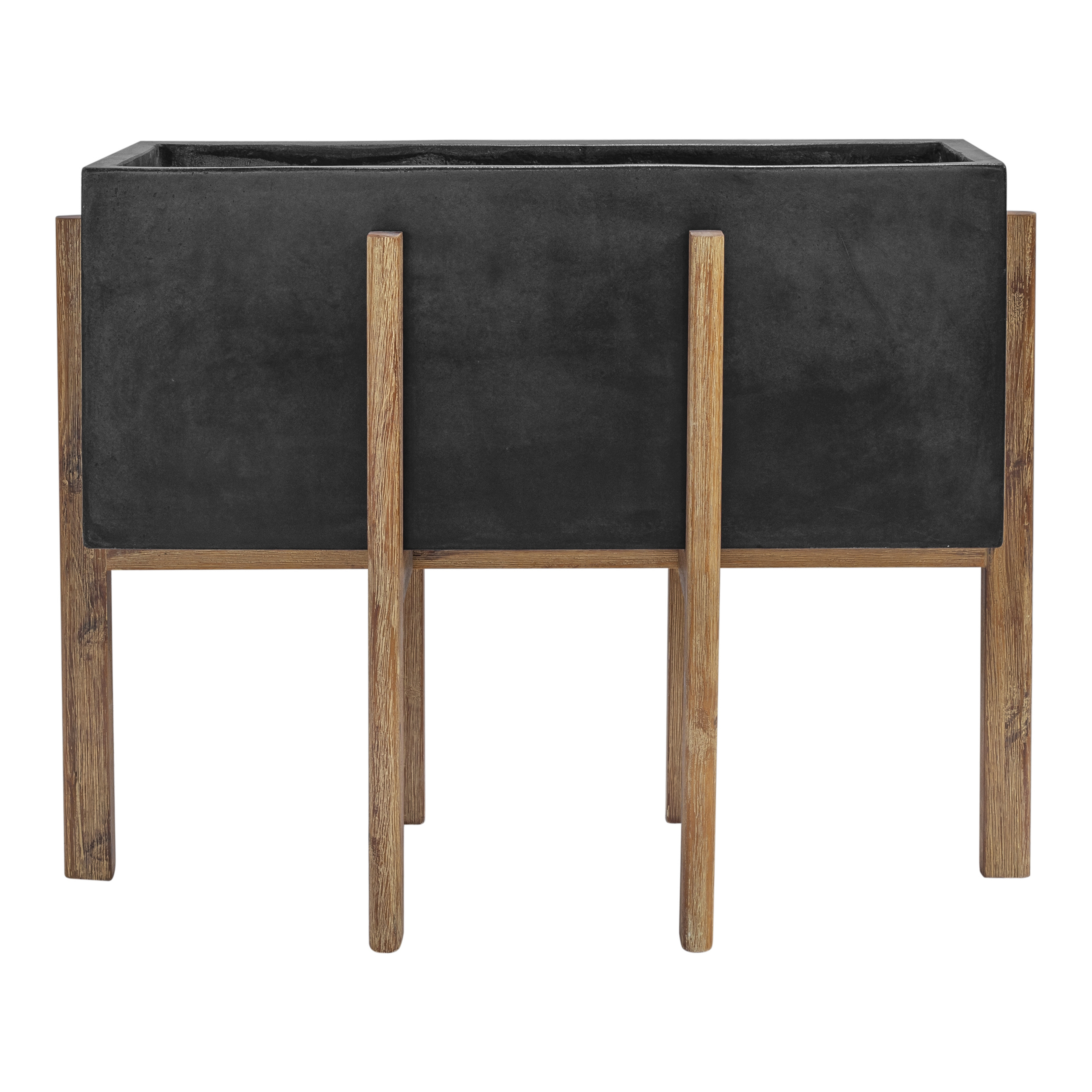 Atlantic Rectangle Planter Grey - Moes Home Collection