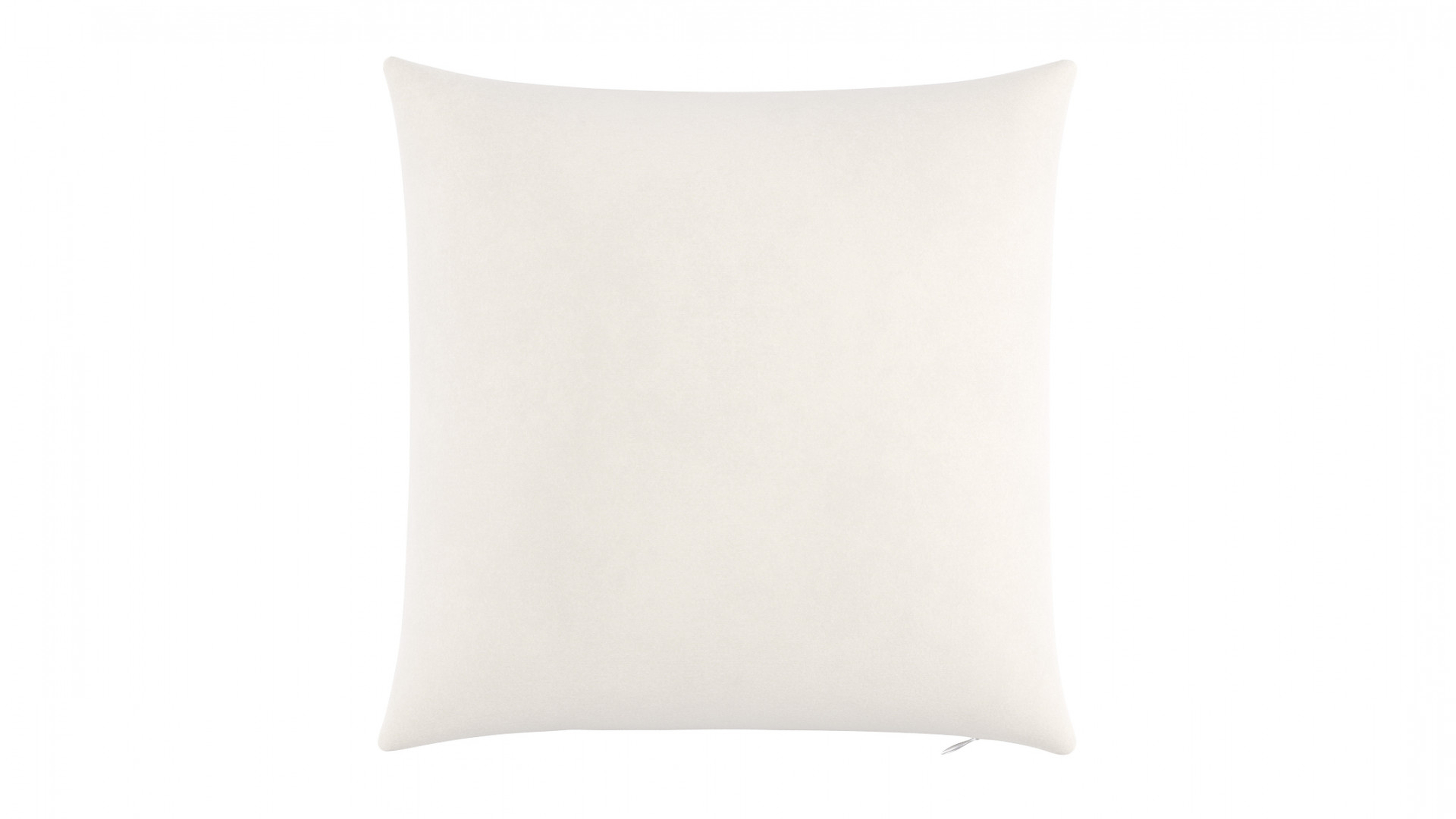 Throw Pillow 20" | White Velvet - The Inside