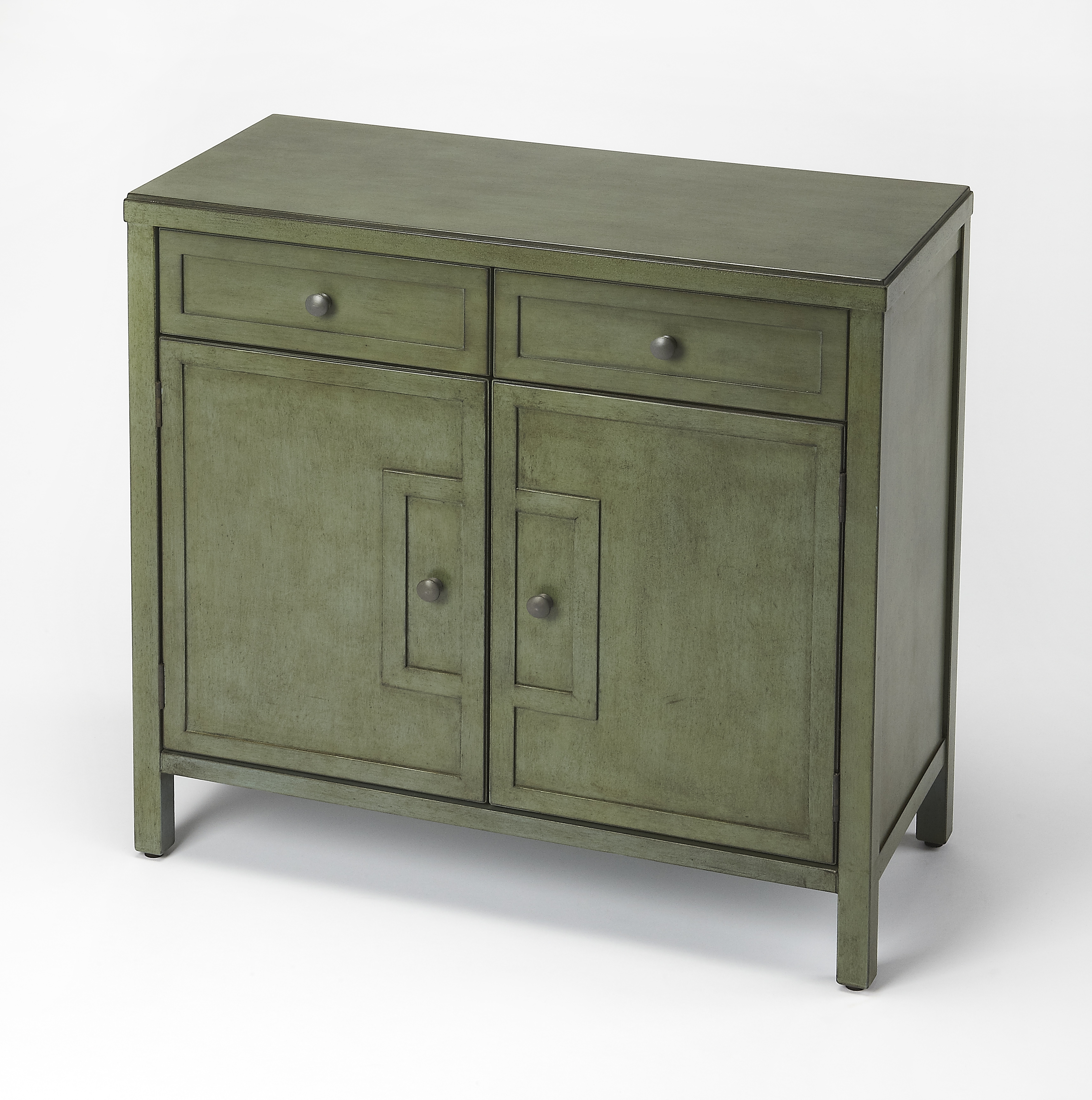 Imperial Rustic Green Accent Cabinet - Butler Specialty Co.