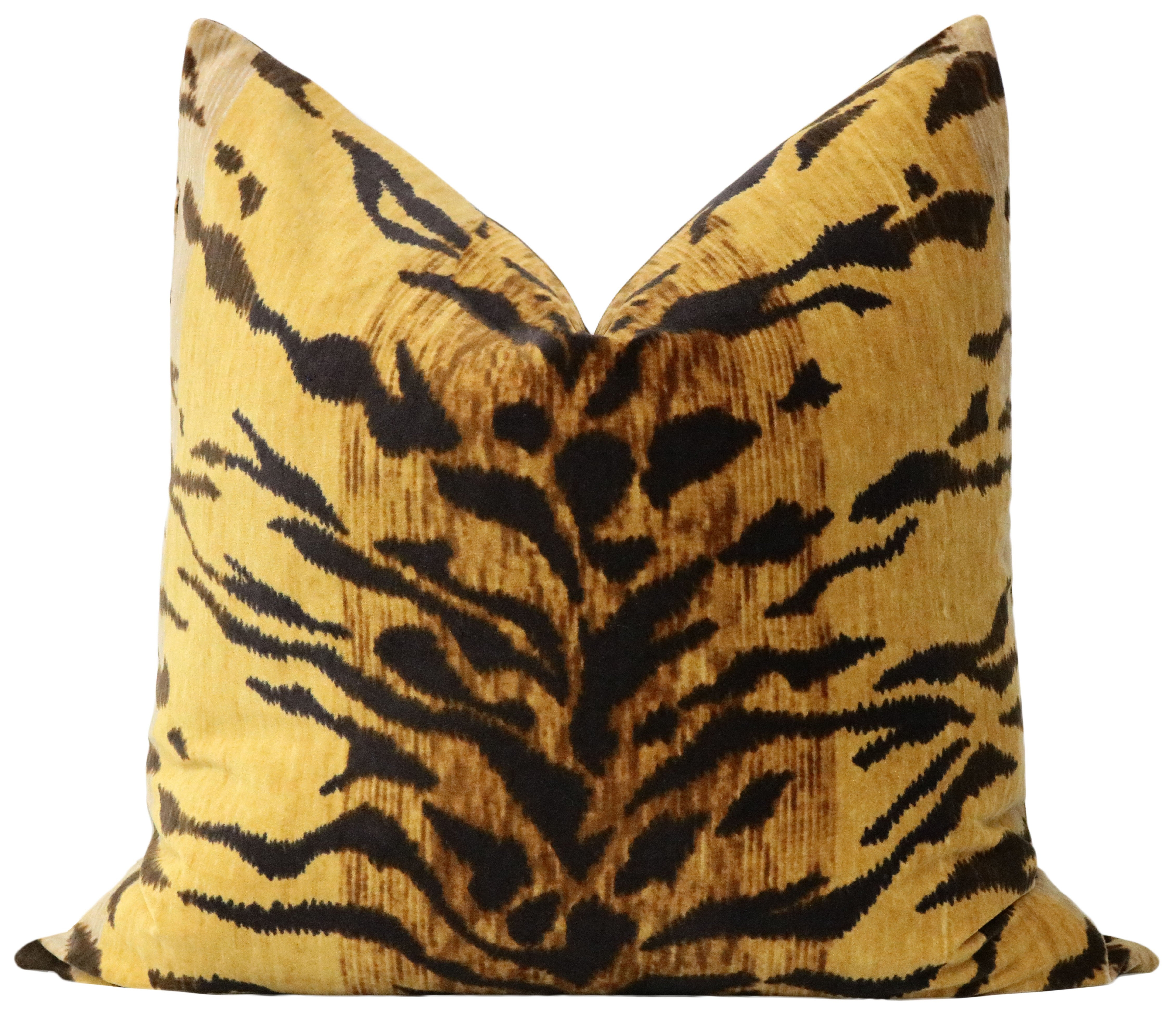BENGAL VELVET // SAND - 18" X 18" - Little Design Company
