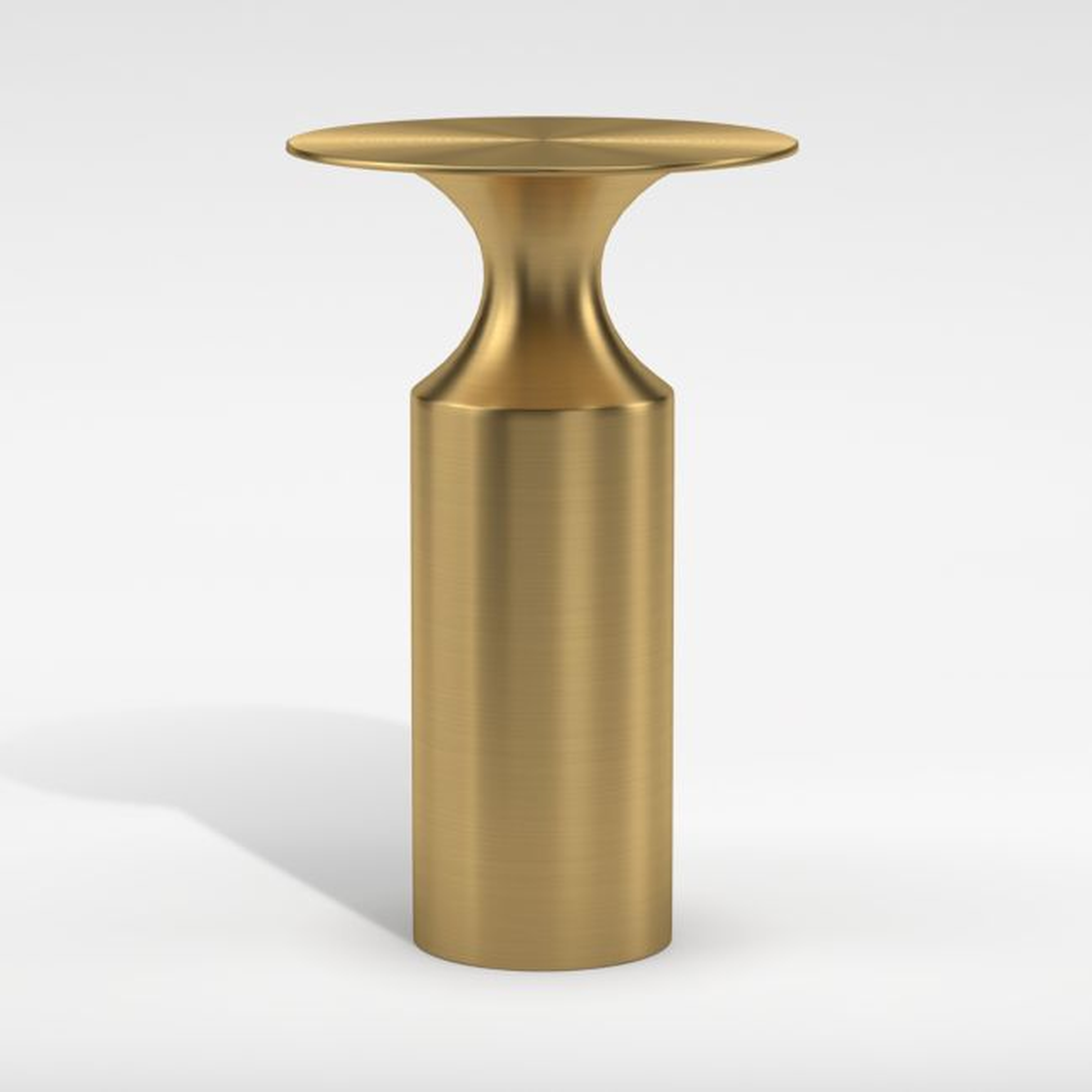 Valter Brass Drink Table - Crate and Barrel